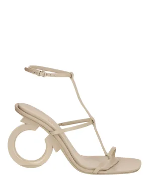 Elina X5 Gancini Logo Heels