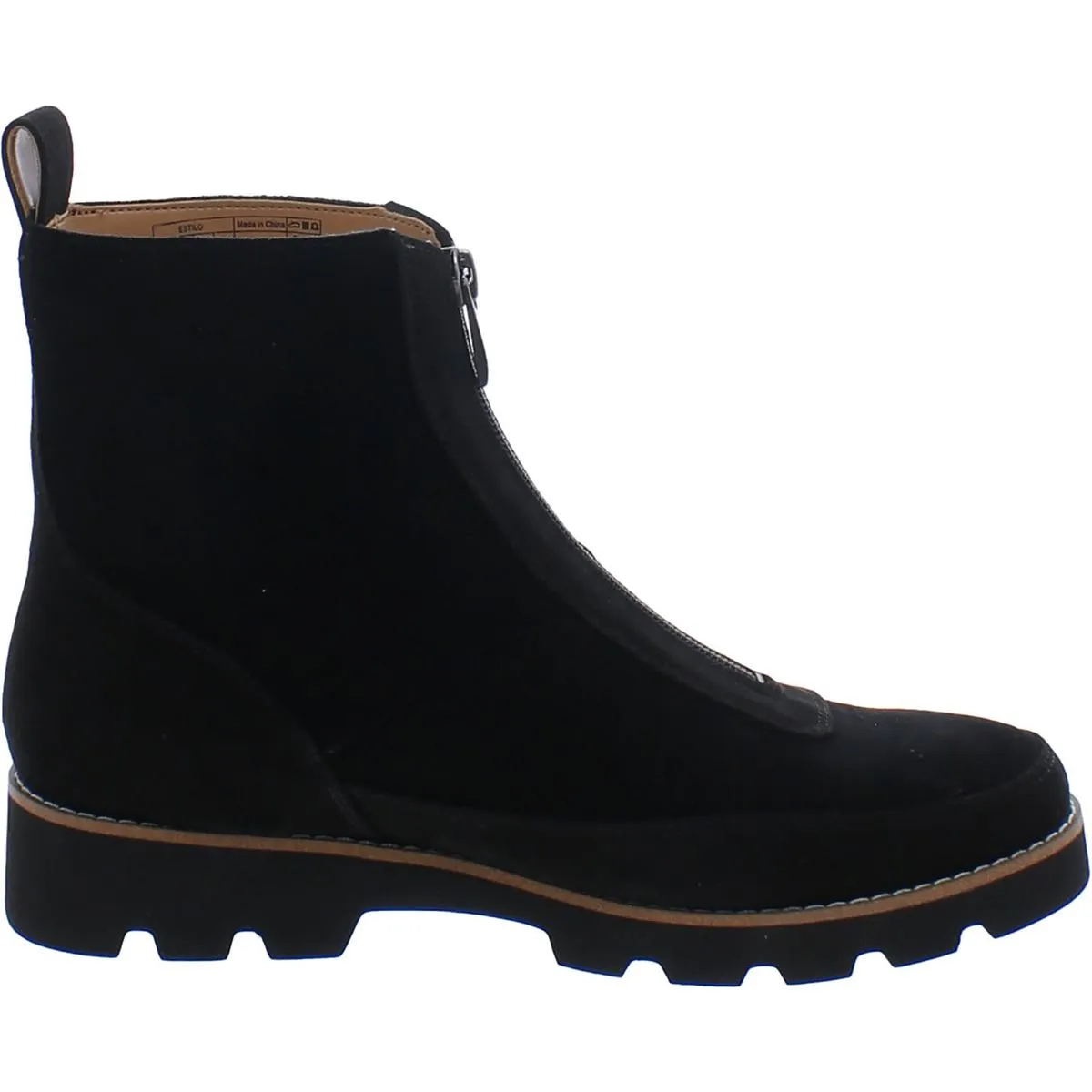 Estilo Womens Suede Outdoor Booties