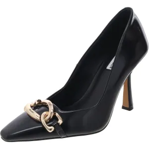 Fazzio Womens Embellished Leather Pumps