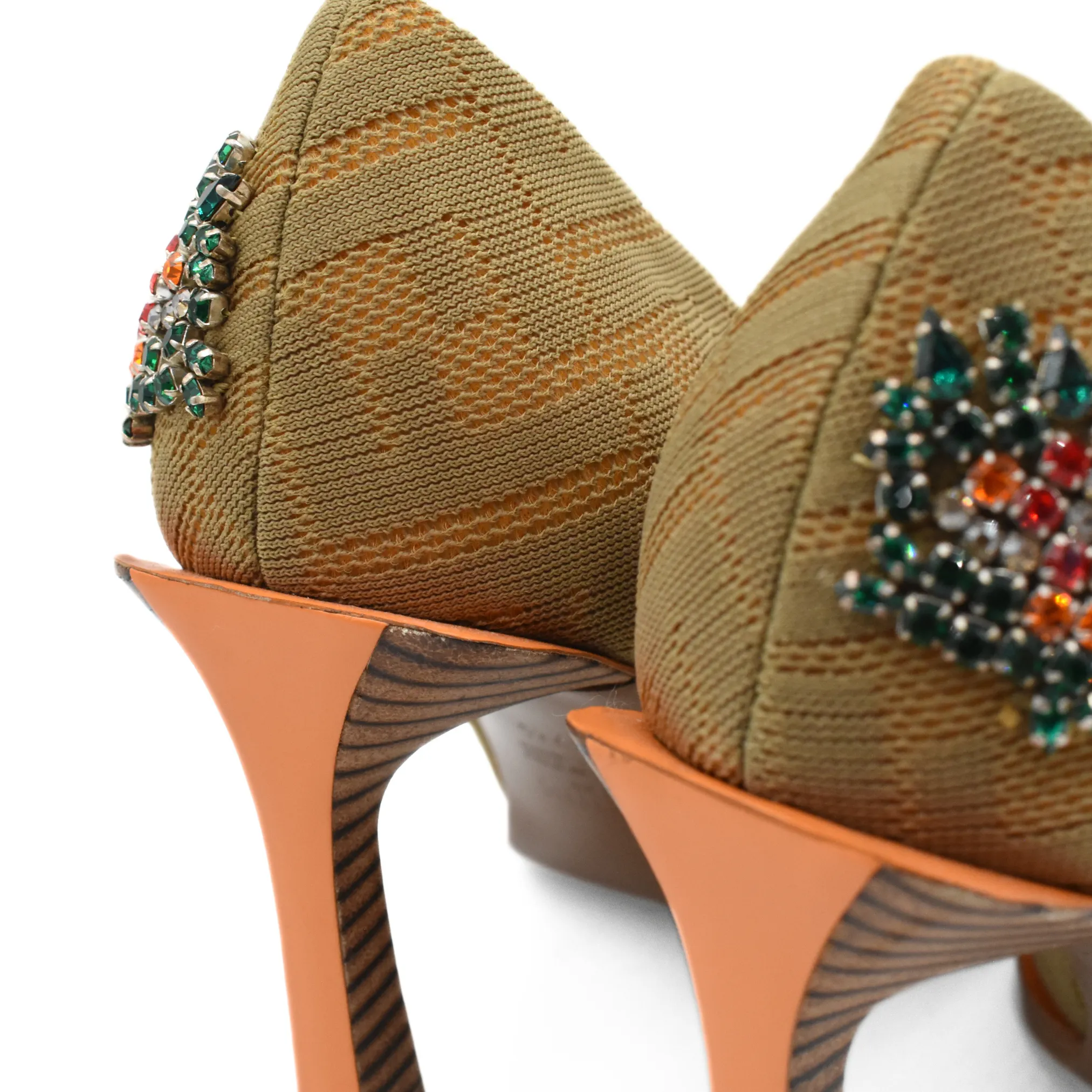Fendi 'Embellished Knit' Pumps - Women's 37.5
