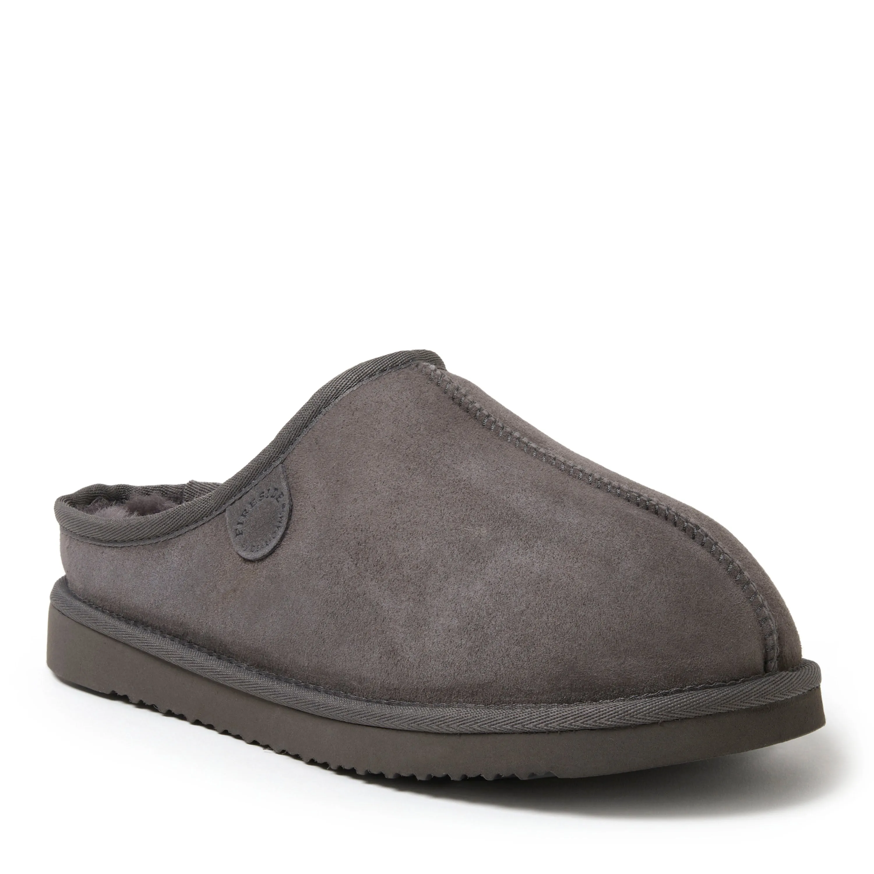 Fireside By Dearfoams Men's Grafton Genuine Shearling Clog