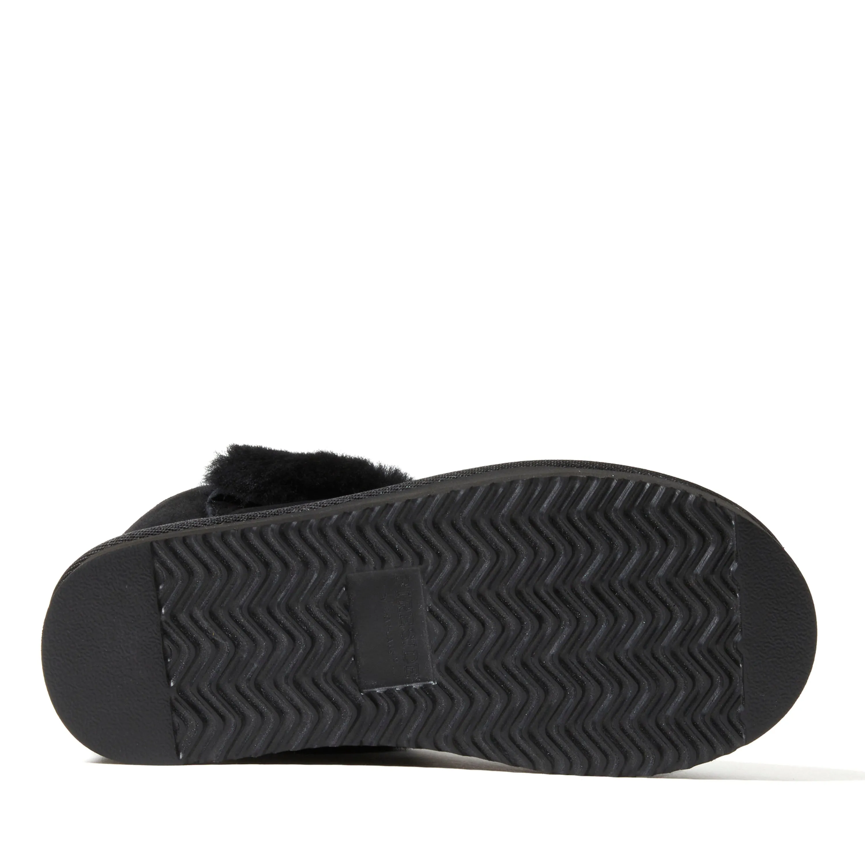 Fireside by Dearfoams Women's Bayswater Genuine Shearling Quilted Platform Bootie