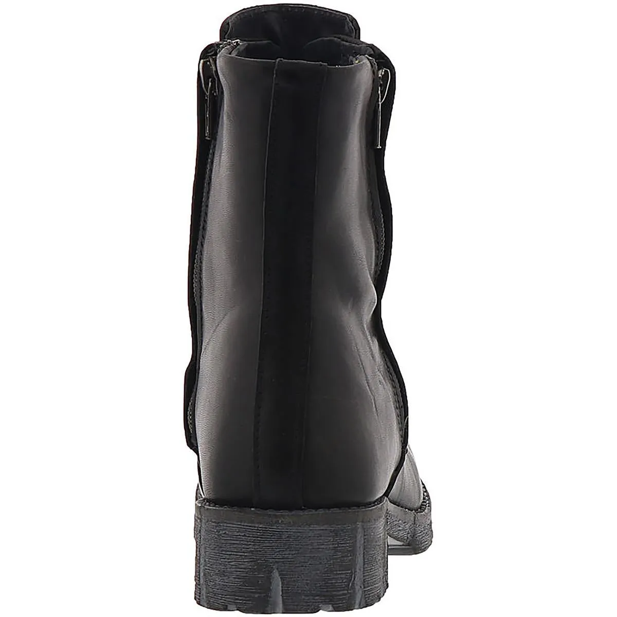 FM Zip Womens Leather Fashion Ankle Boots