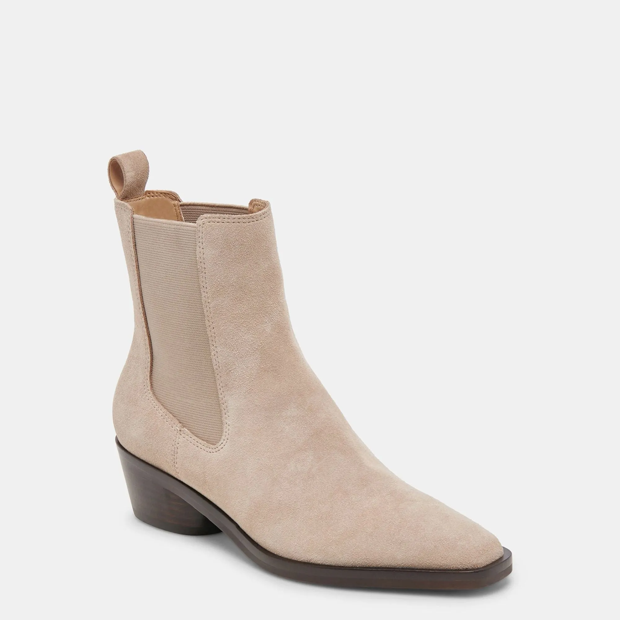 Foster Booties Taupe Suede