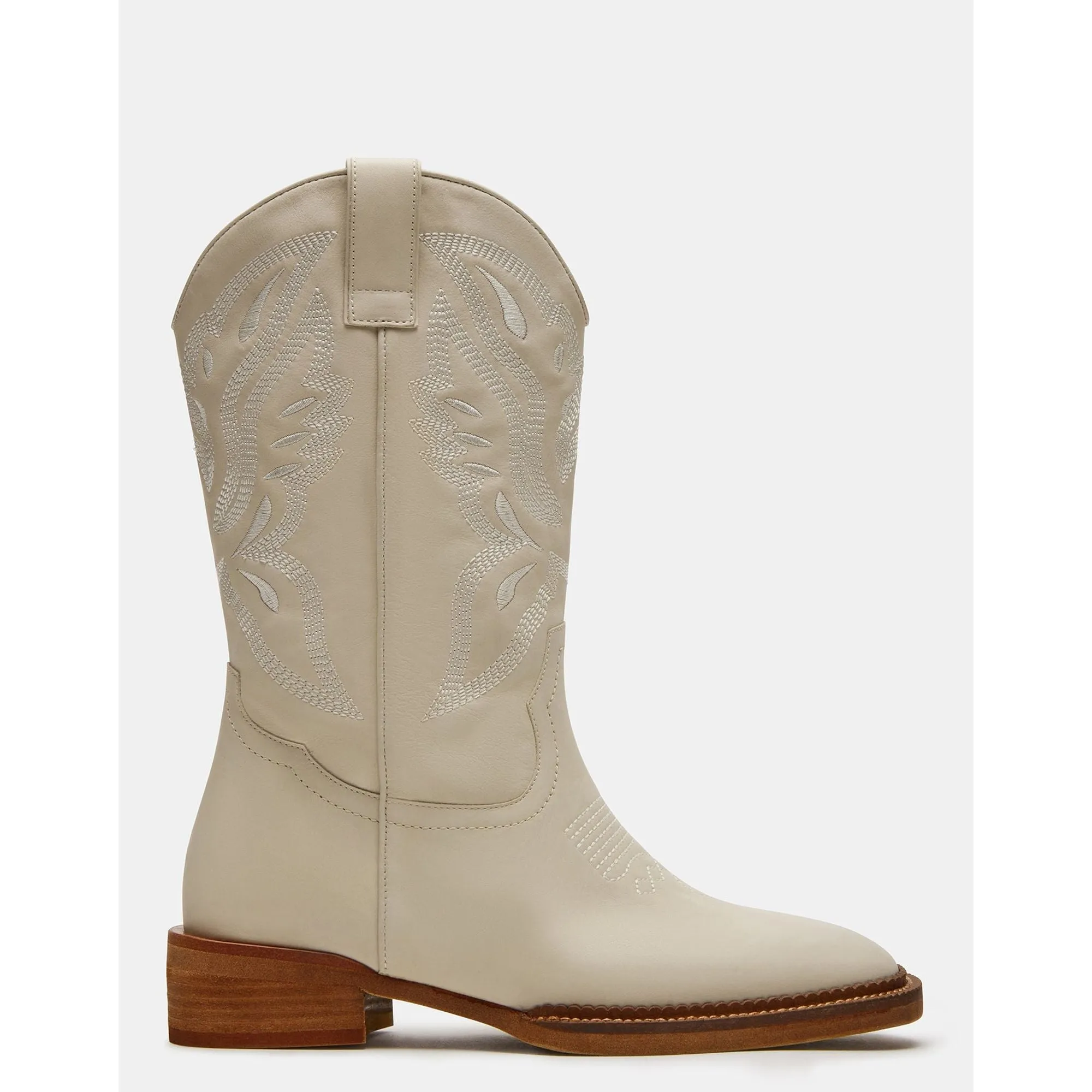 Frontier White Leather