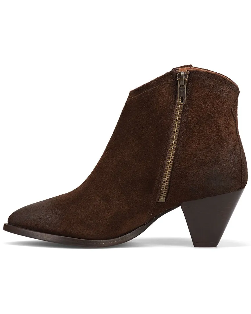 Frye June Suede Western Bootie