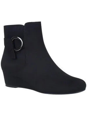 Gasha Womens Faux Suede Booties