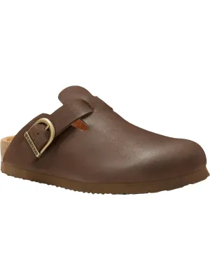 Gina Womens Buckle Flats Mules