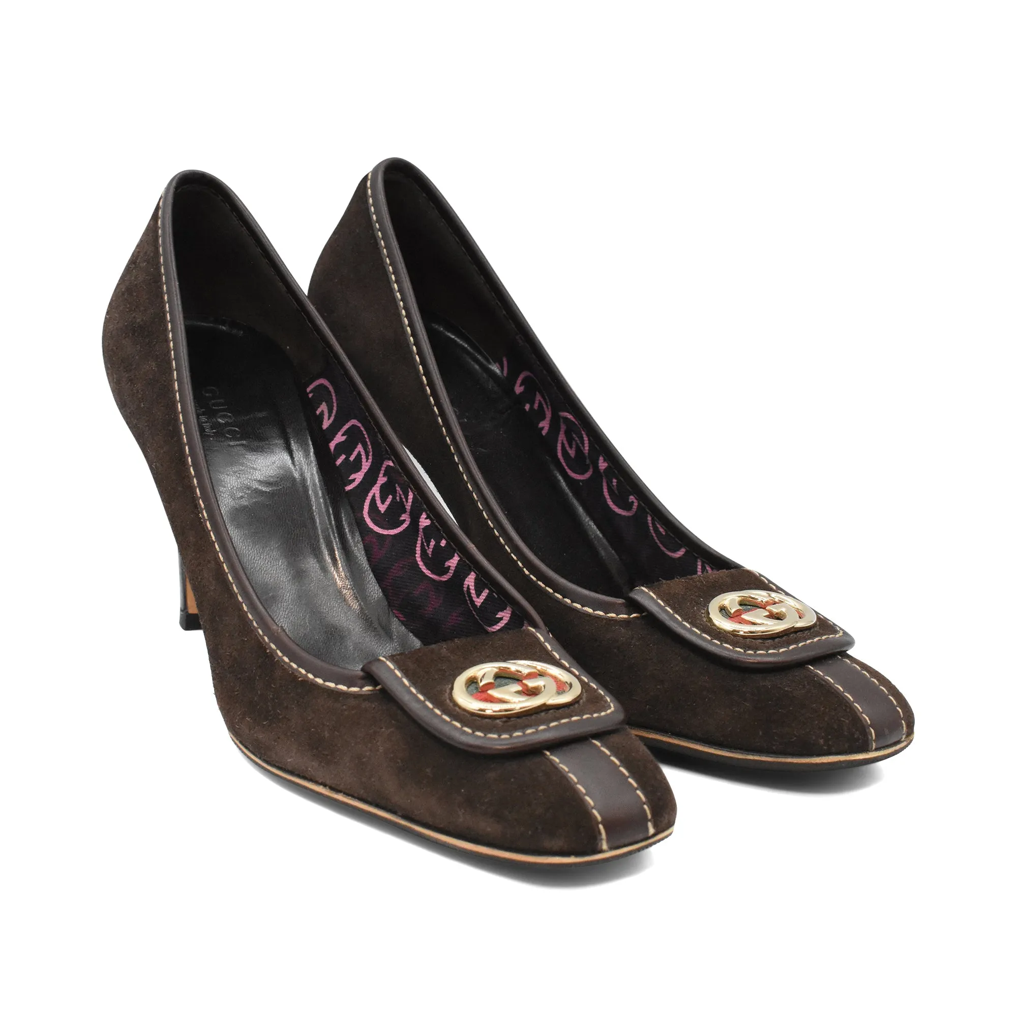 Gucci Interlocking GG Pumps - Women's 7.5