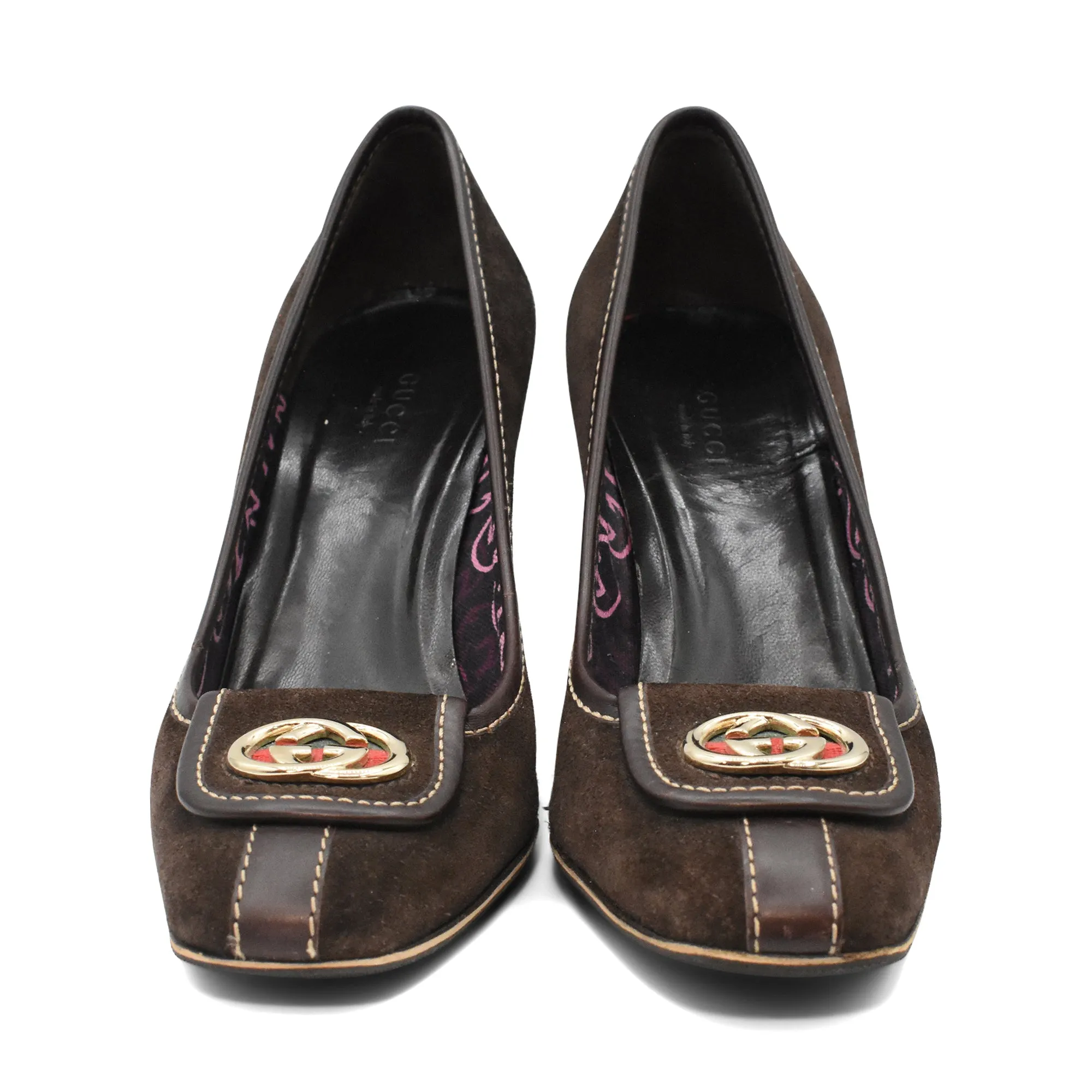 Gucci Interlocking GG Pumps - Women's 7.5