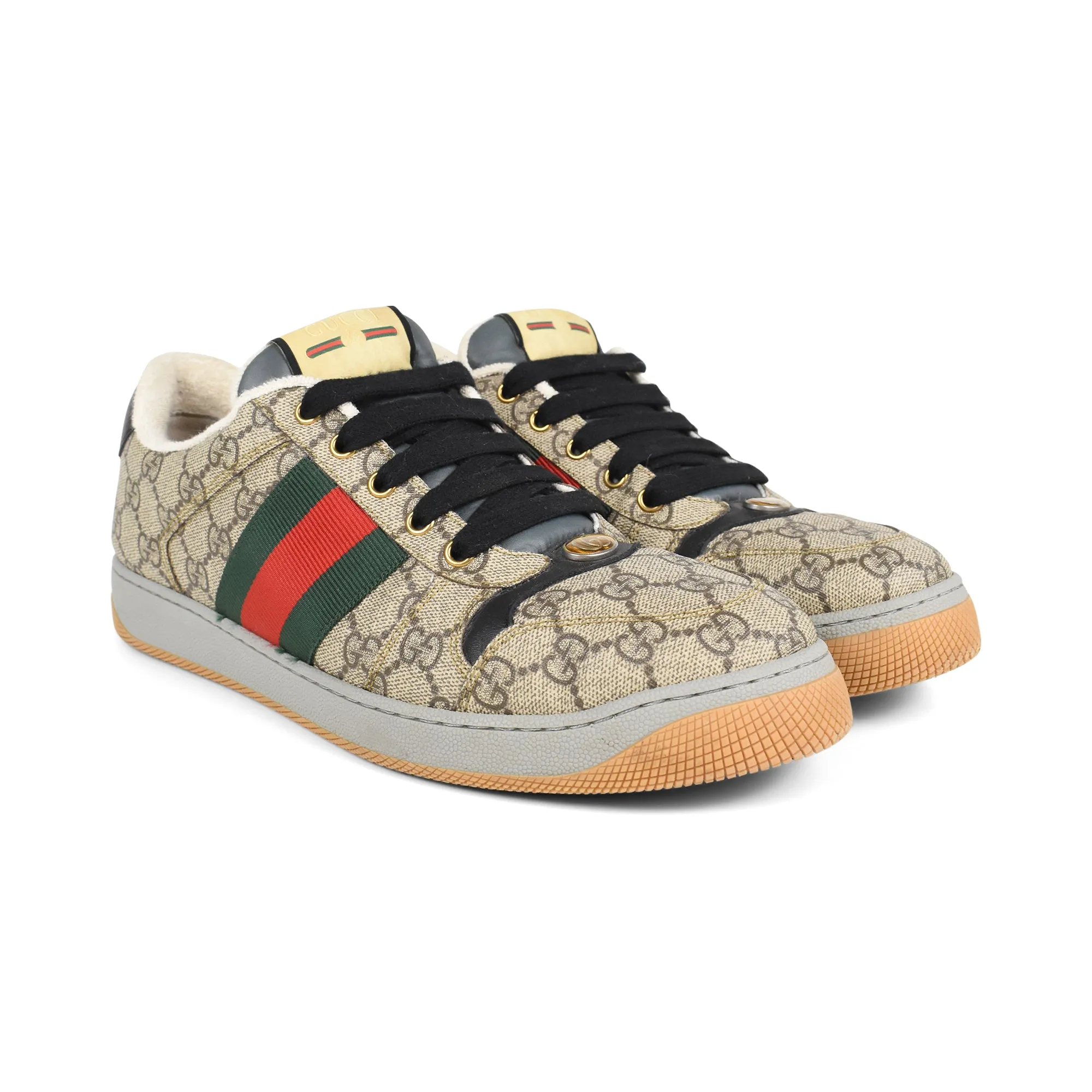 Gucci Logo Monogram Sneakers - Men's 9.5