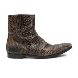 Gucci Snakeskin Boots - Men's 7
