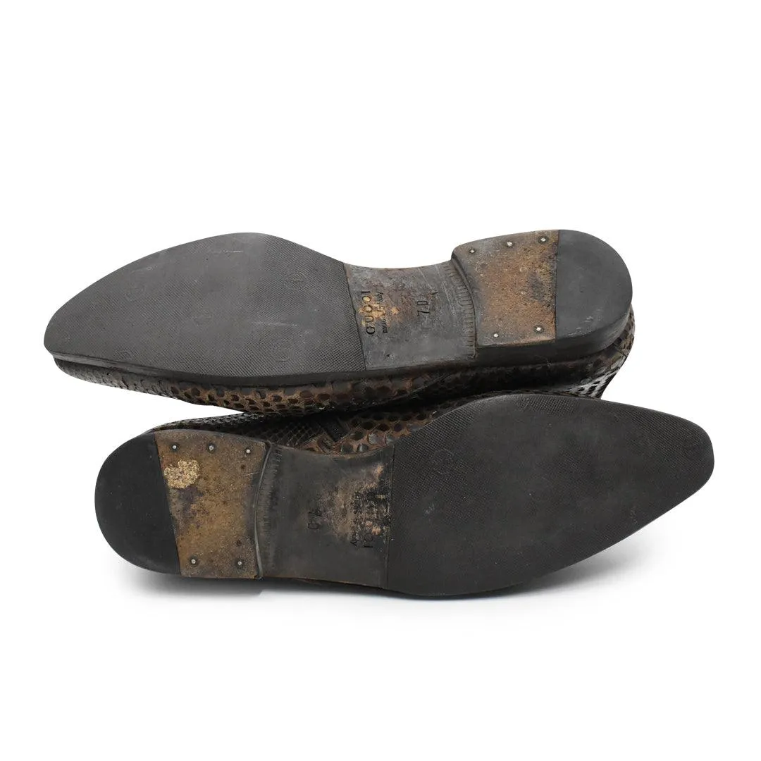 Gucci Snakeskin Boots - Men's 7