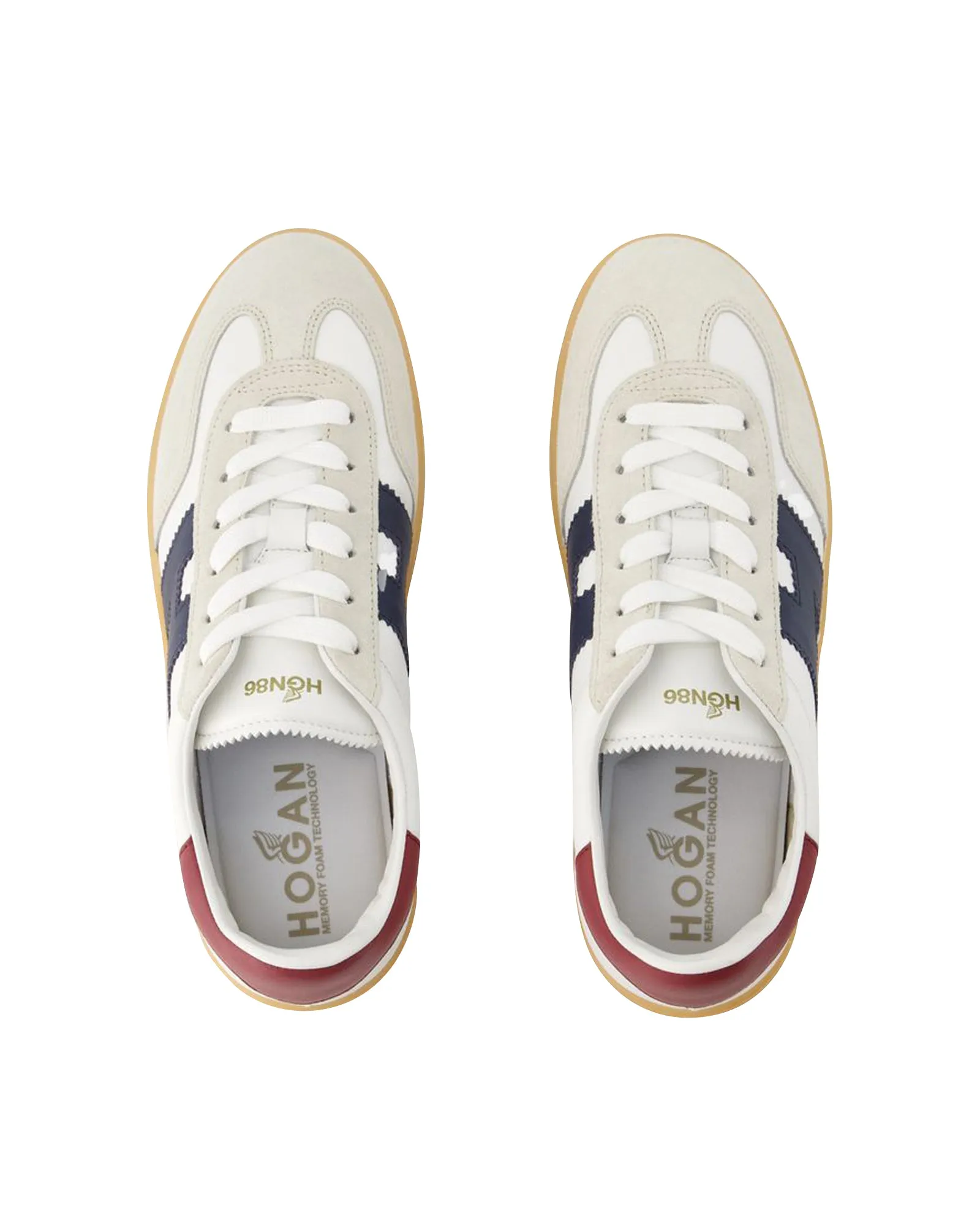 H647 Allacciato Sneakers - Hogan - Leather - White