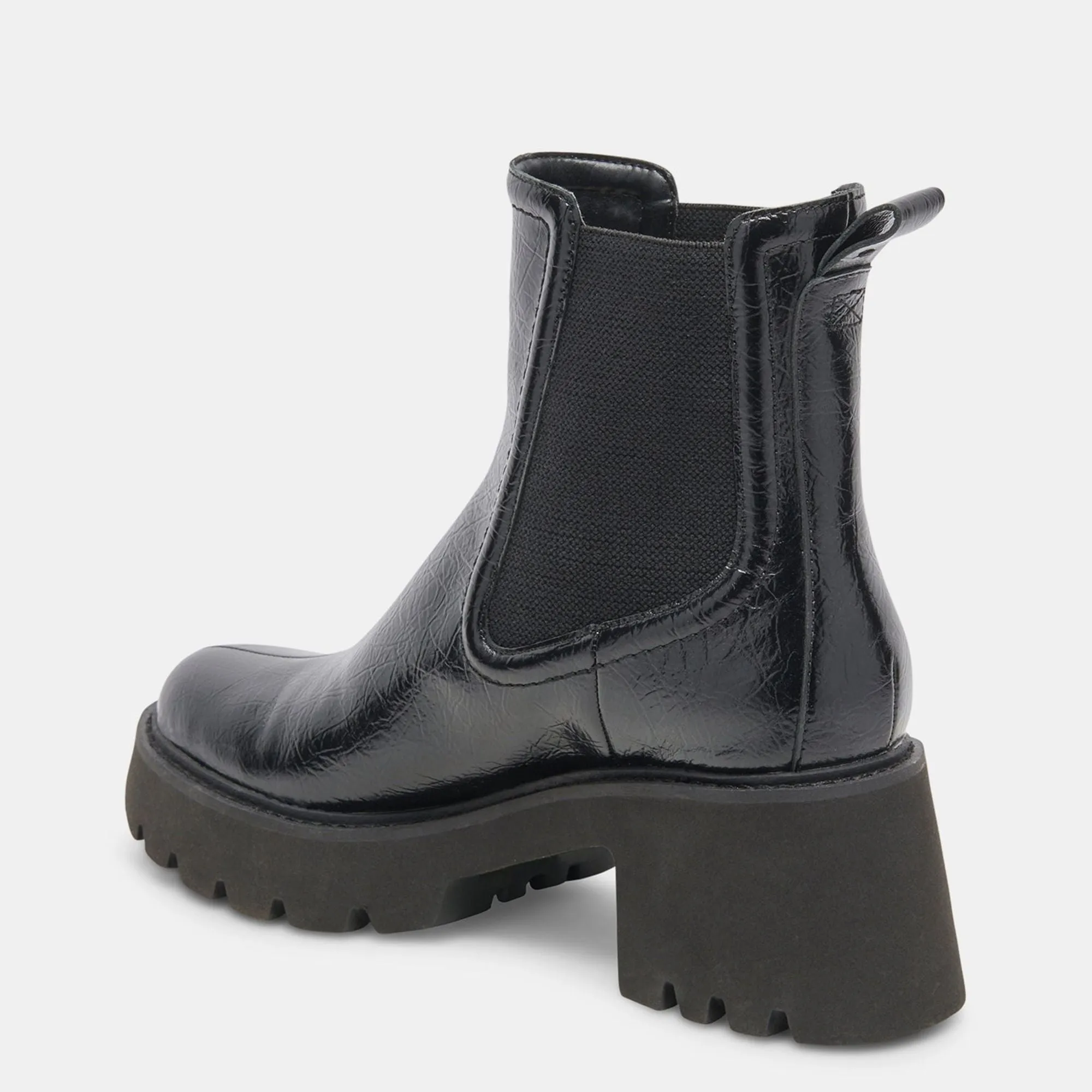 HAWK H2O BOOTIES MIDNIGHT CRINKLE PATENT