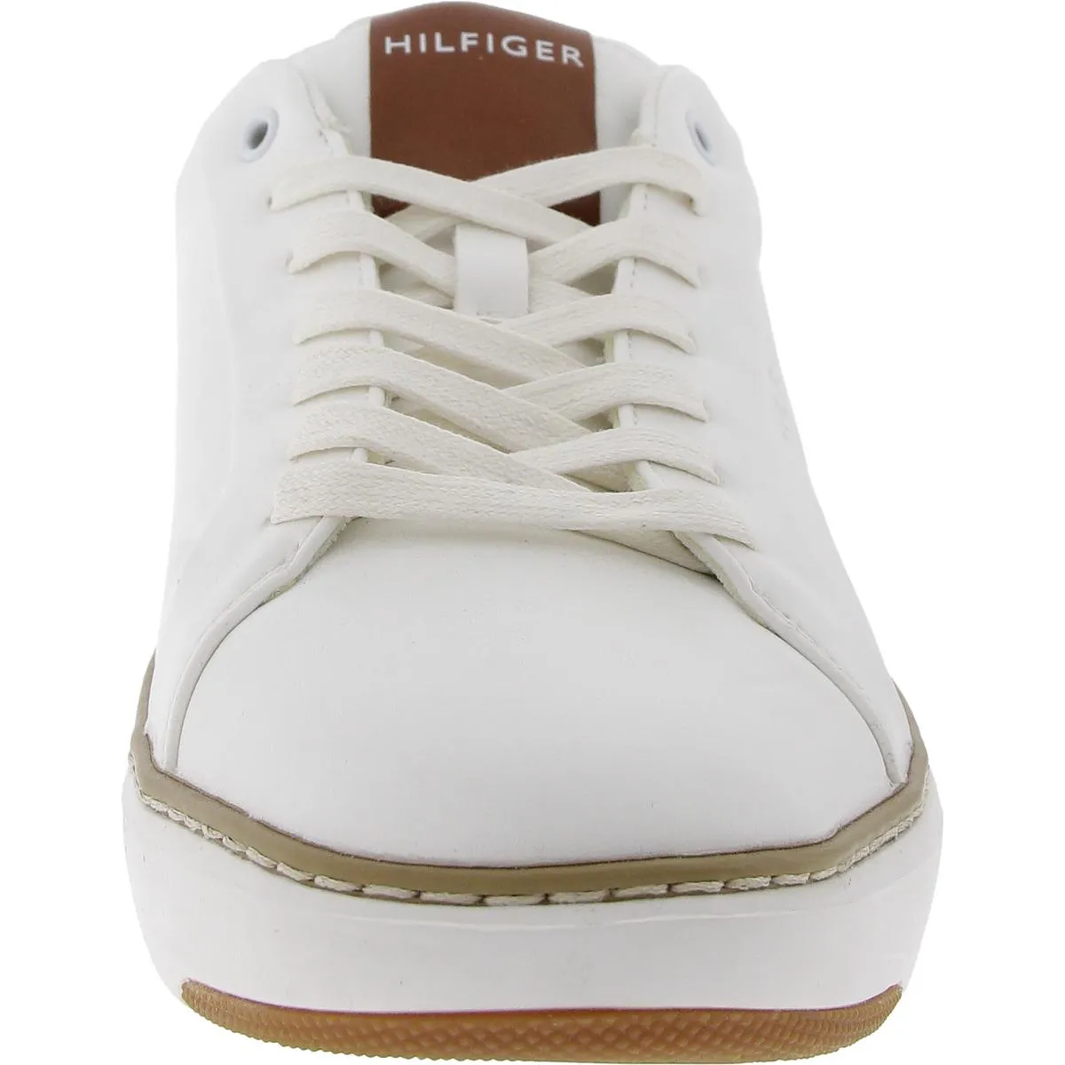 Hines Mens Faux Leather Casual And Fashion Sneakers