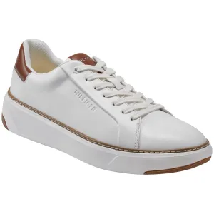 Hines Mens Faux Leather Casual And Fashion Sneakers