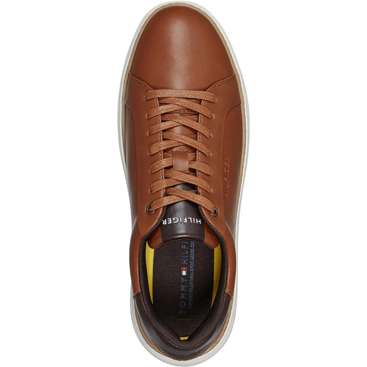 Hines Mens Faux Leather Casual And Fashion Sneakers