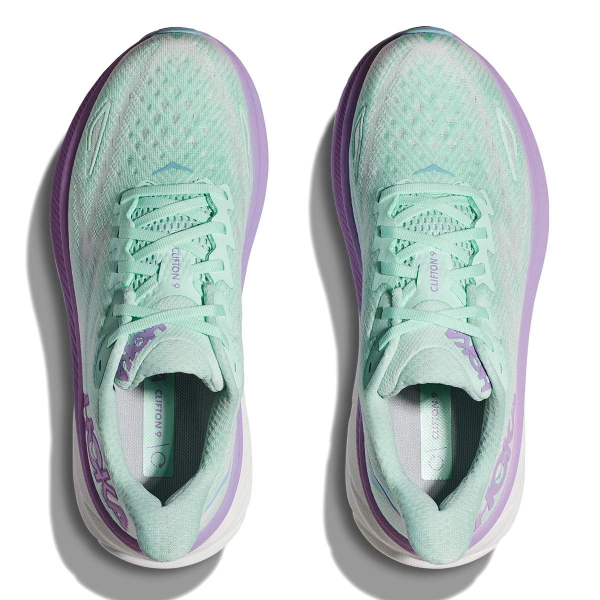 Hoka Clifton 9 - Sunlit Ocean - Lilac Mist