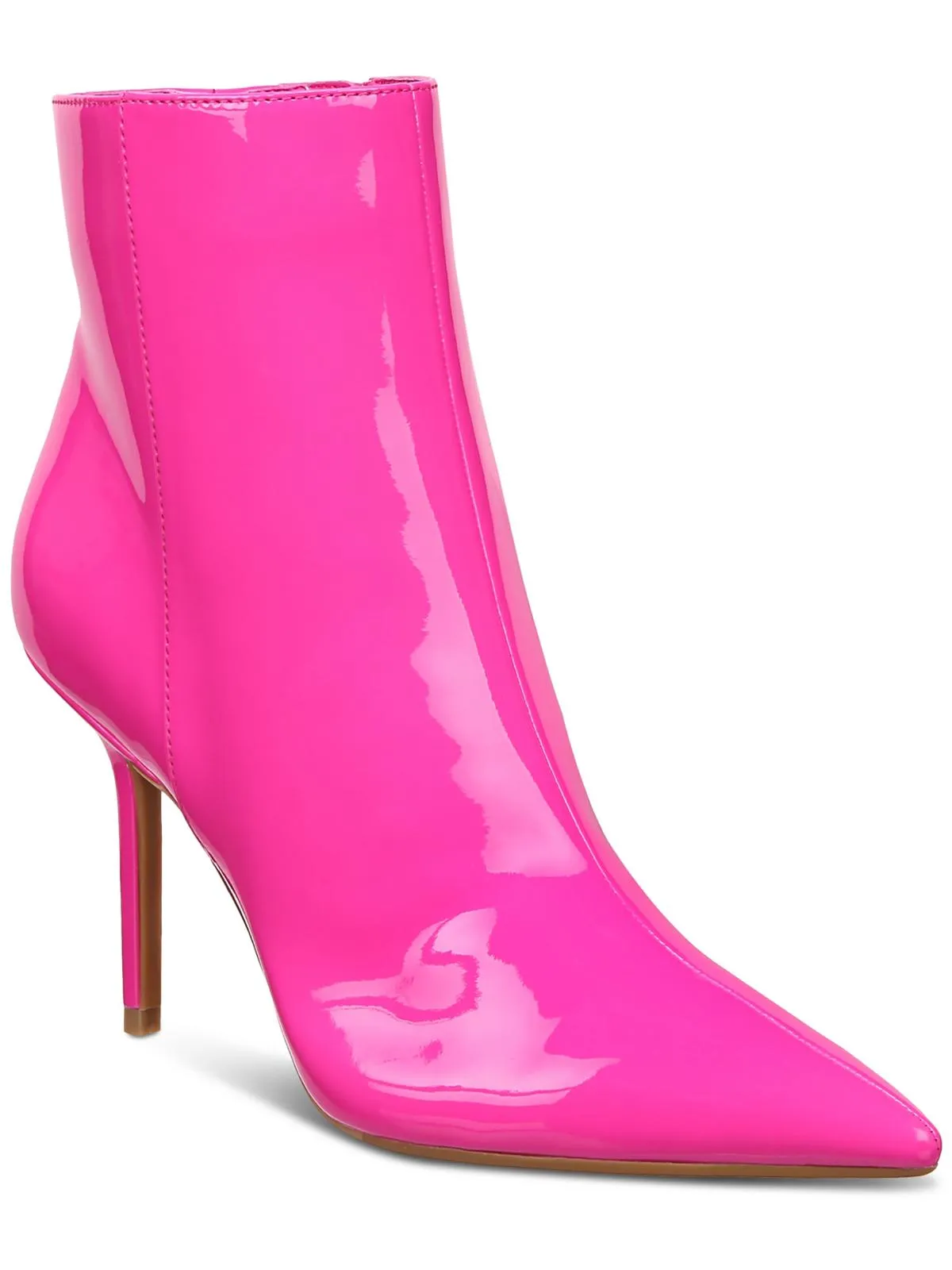 Holand Womens Patent Pointed Toe Booties