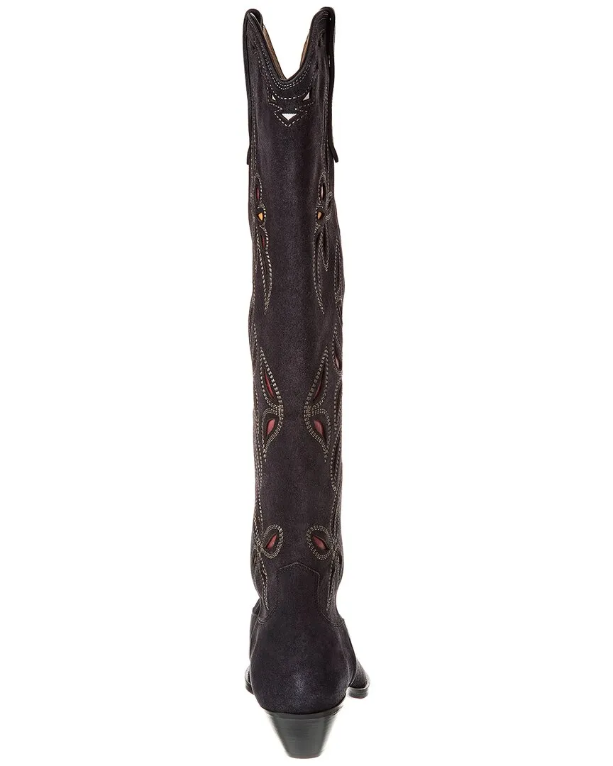 Isabel Marant Denvee Suede Knee-High Boot