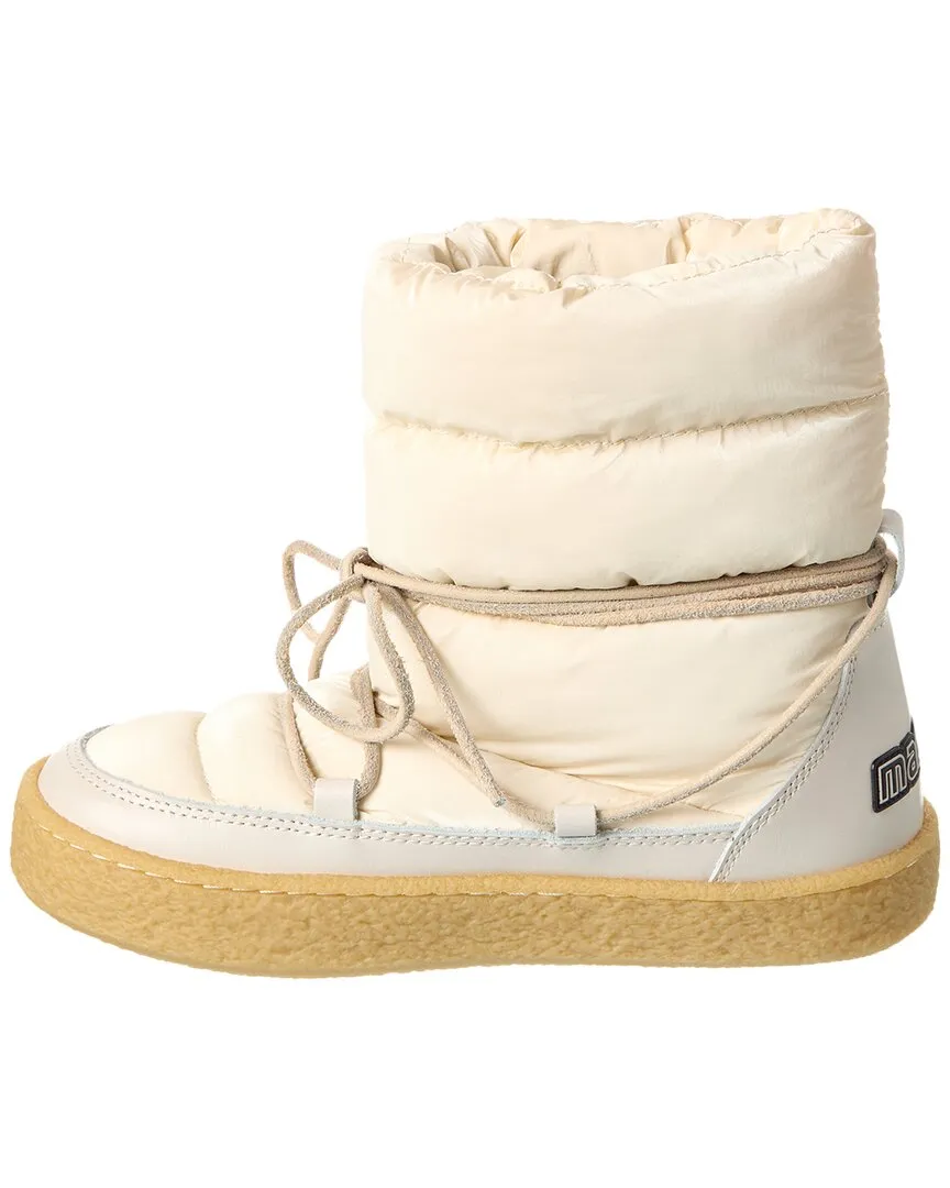 Isabel Marant Zimlee Nylon & Leather Snow Boot