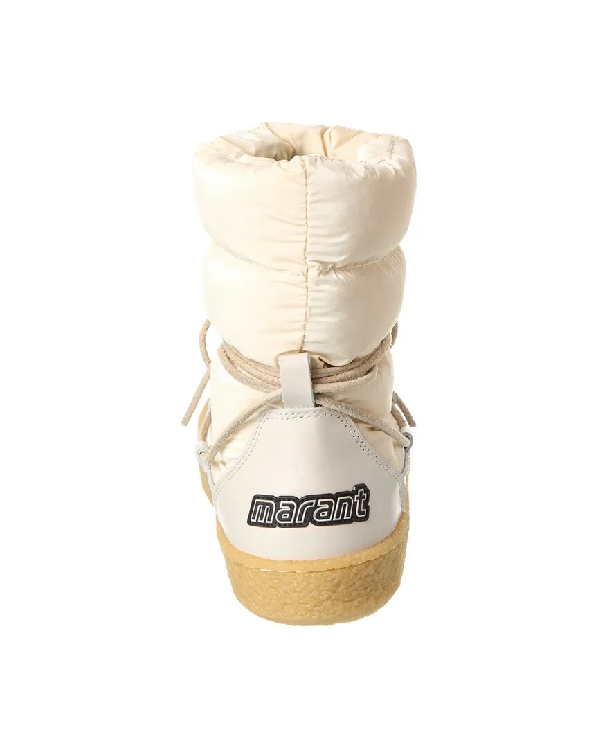 Isabel Marant Zimlee Nylon & Leather Snow Boot