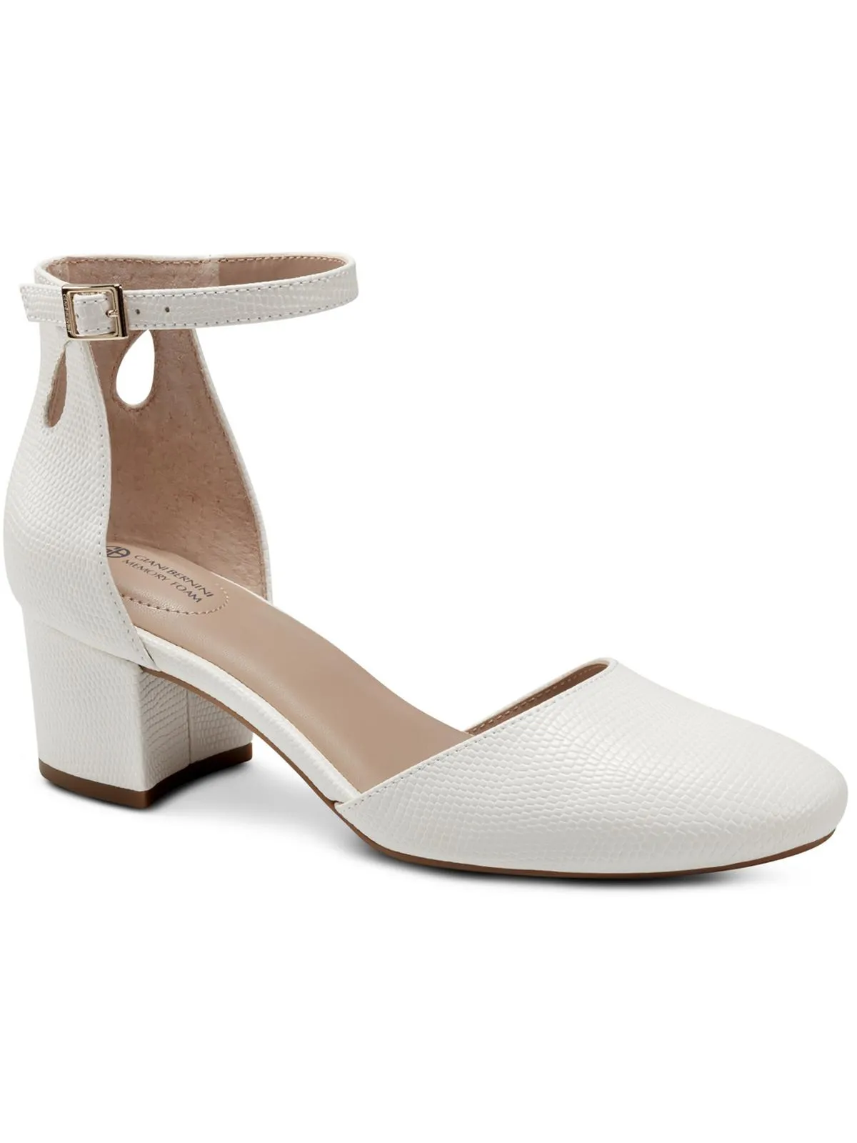 Izzee Womens Suede Ankle Strap D'Orsay Heels
