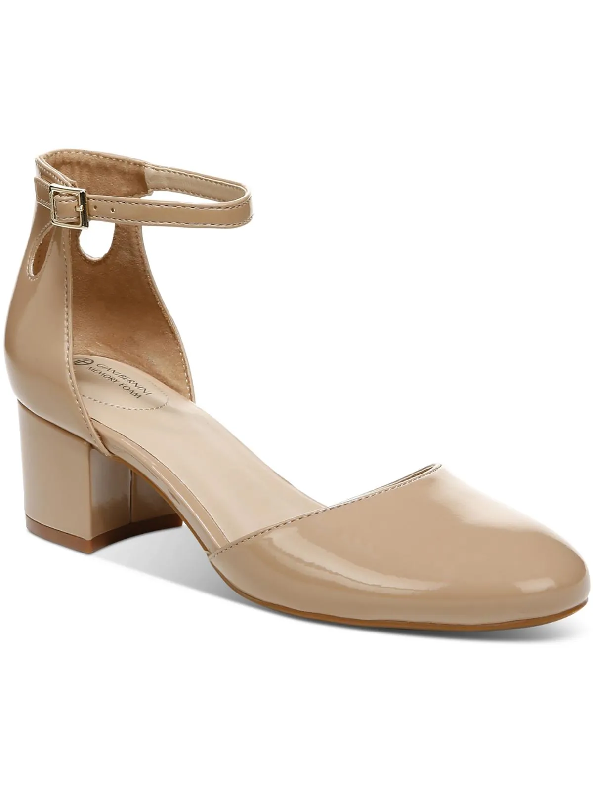 Izzee Womens Suede Ankle Strap D'Orsay Heels