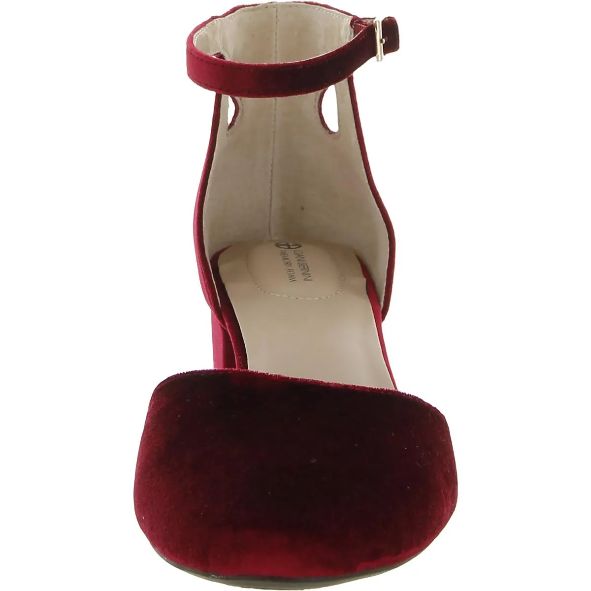 Izzee Womens Suede Ankle Strap D'Orsay Heels