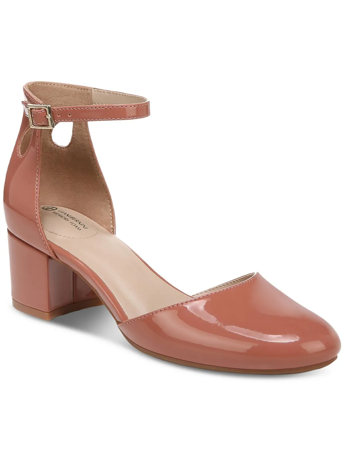 Izzee Womens Suede Ankle Strap D'Orsay Heels