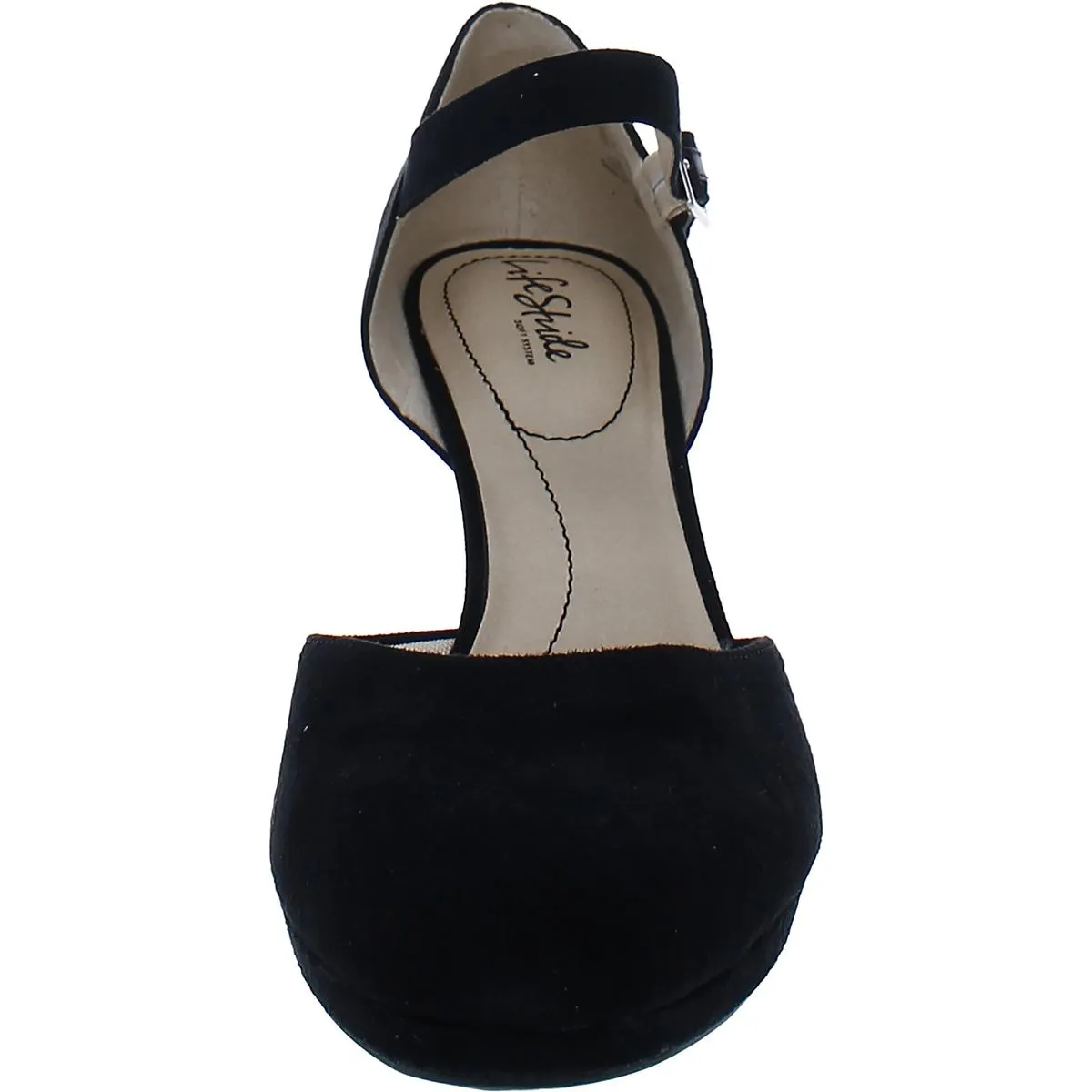 Jean Womens Faux Suede Pumps Mary Jane Heels