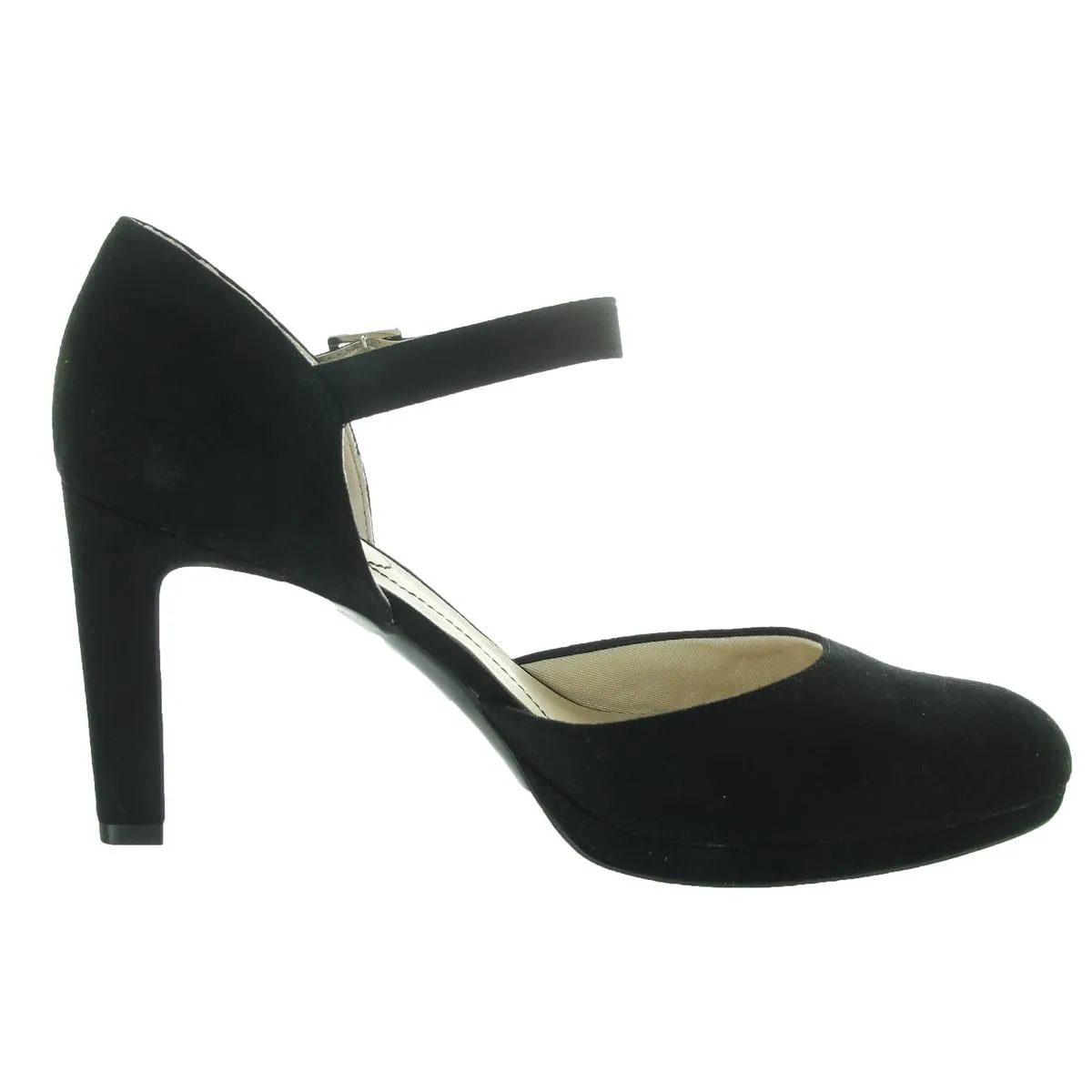 Jean Womens Faux Suede Pumps Mary Jane Heels