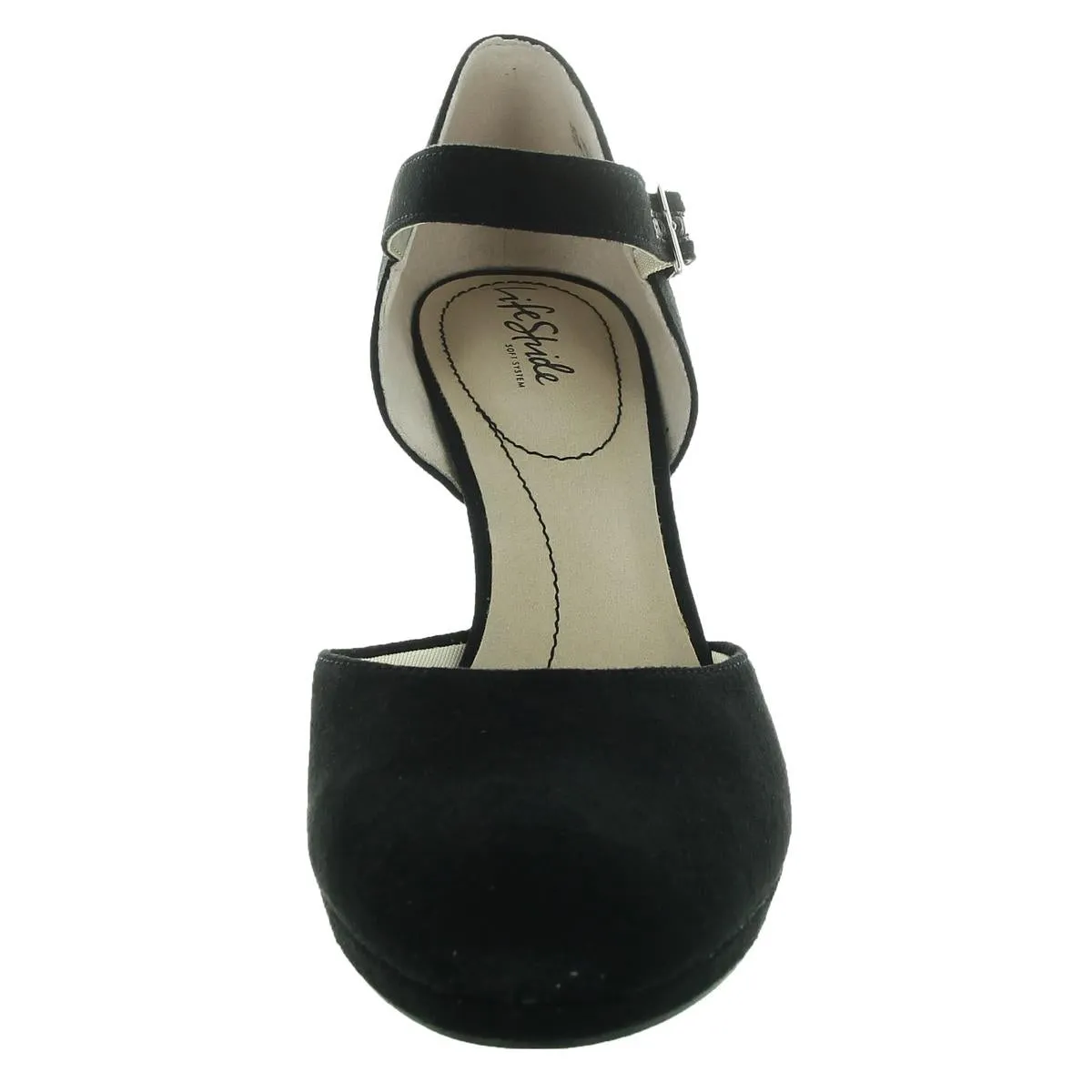 Jean Womens Faux Suede Pumps Mary Jane Heels