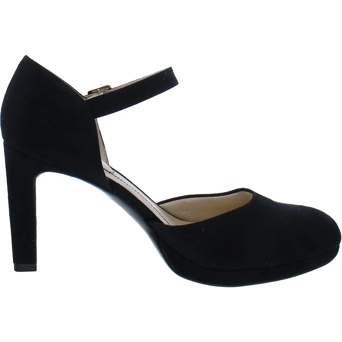 Jean Womens Faux Suede Pumps Mary Jane Heels