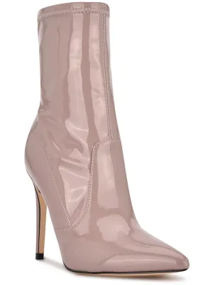 Jody 3 Womens Patent Pointed Toe Booties