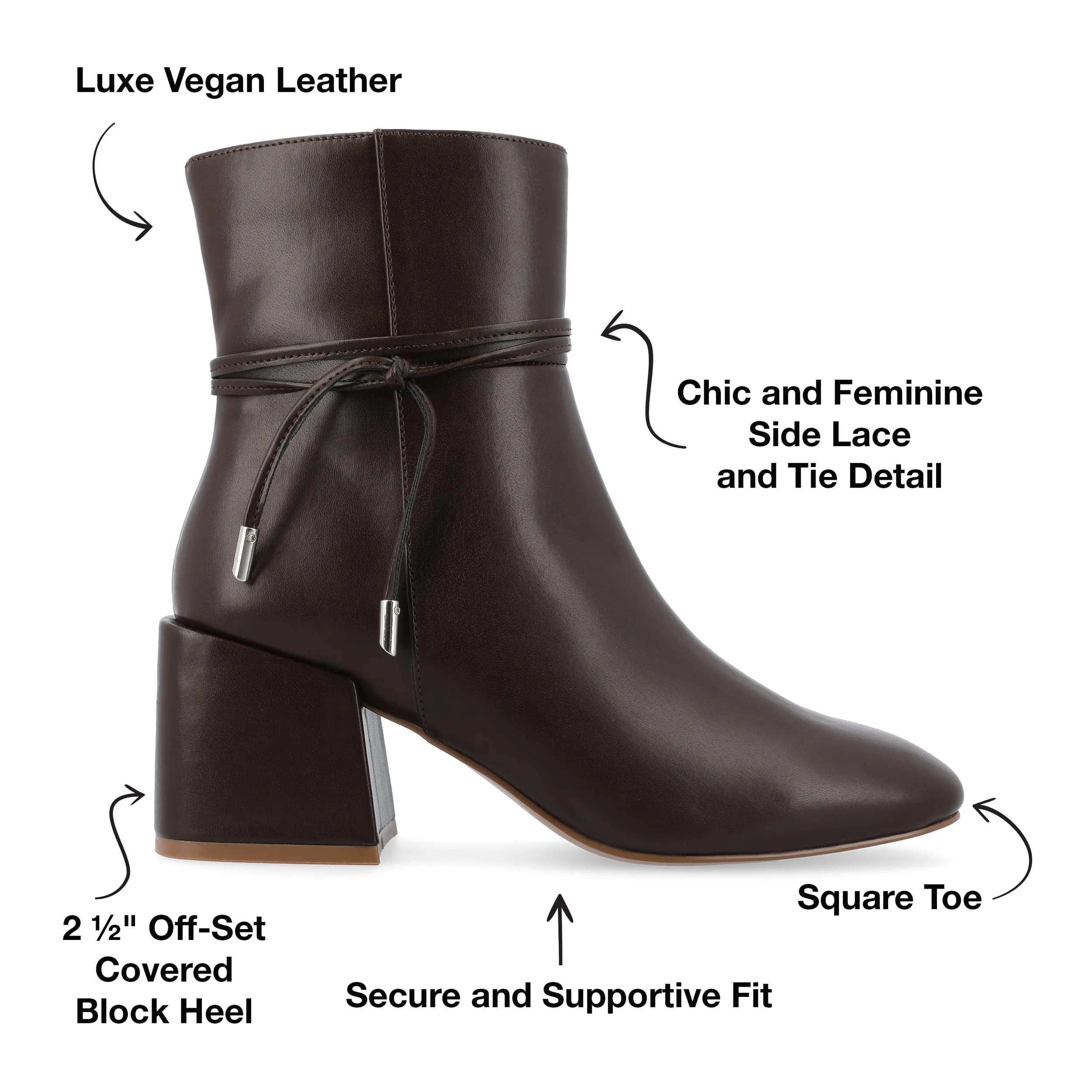 Journee Collection Women's Tru Comfort Foam Beverley Booties