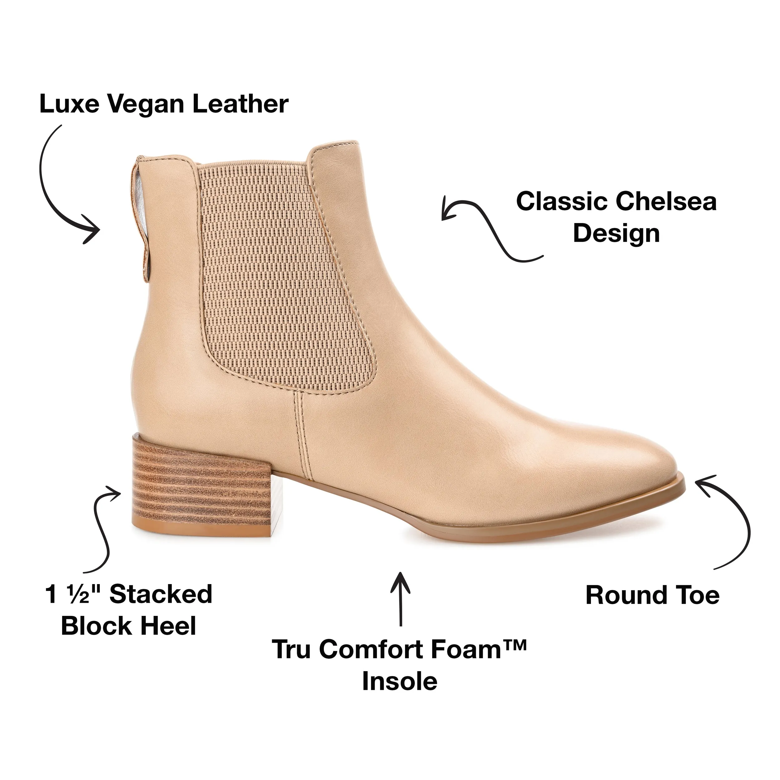 Journee Collection Women's Tru Comfort Foam Chayse Bootie