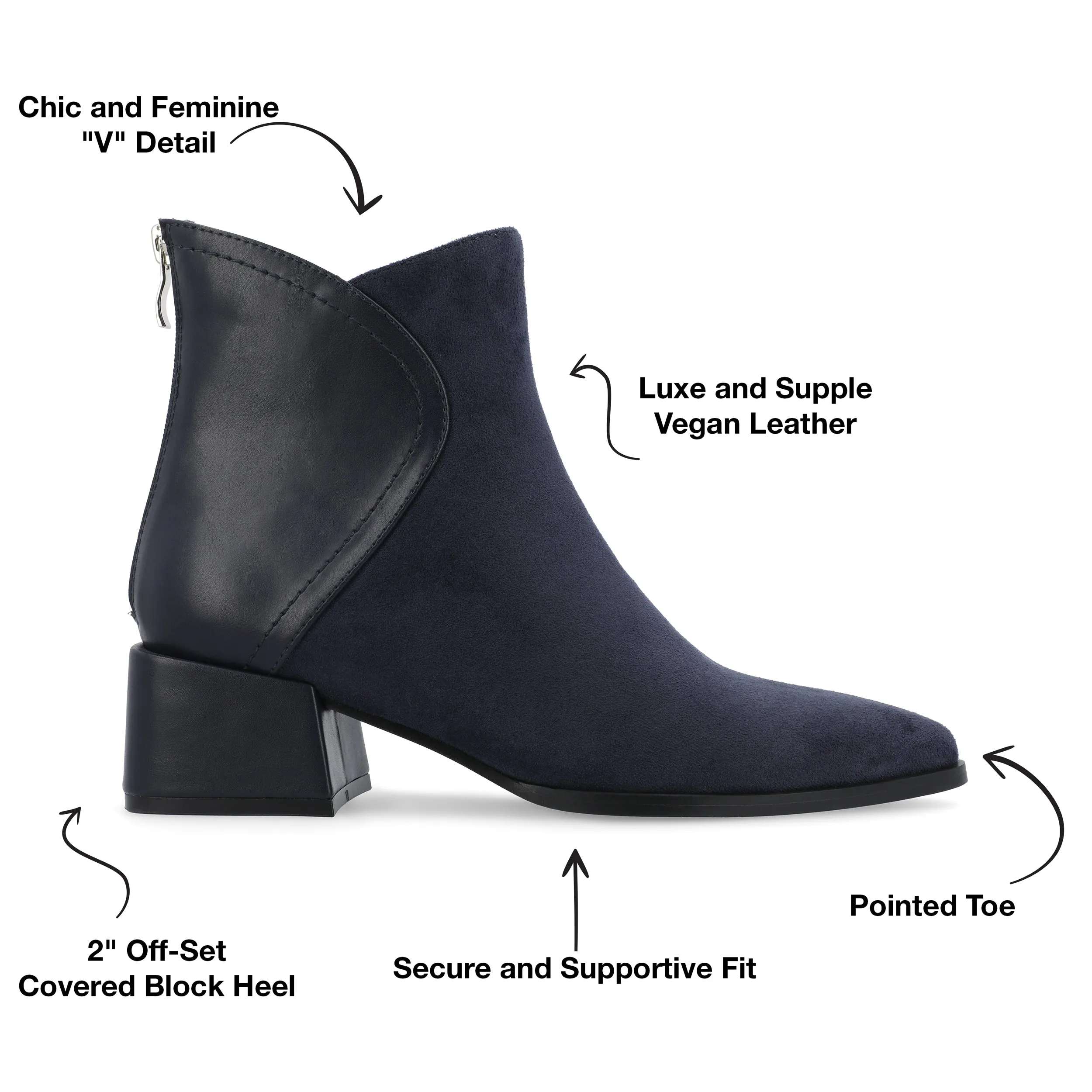 Journee Collection Women's Tru Comfort Foam Consuello Booties