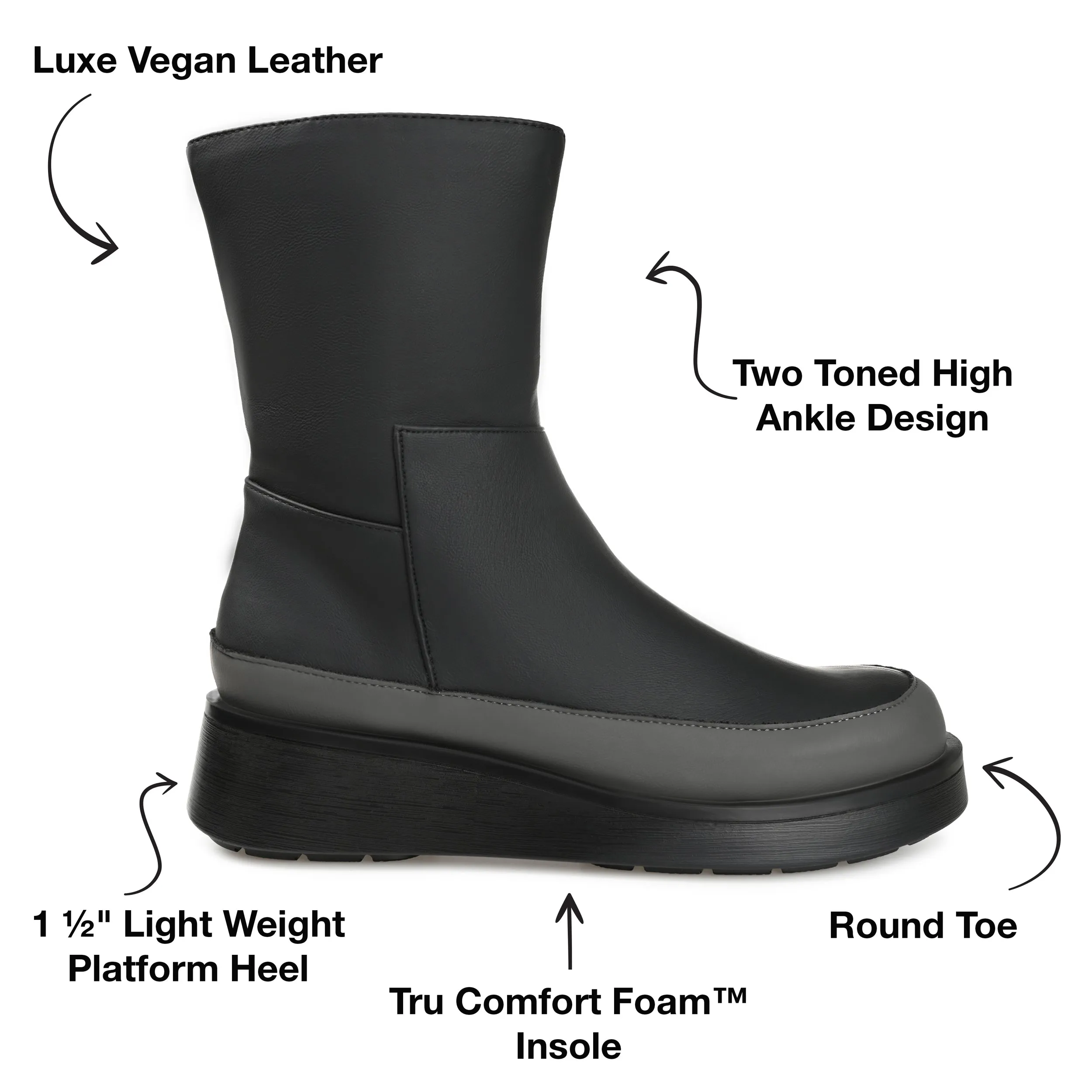 Journee Collection Women's Tru Comfort Foam Cristen Bootie