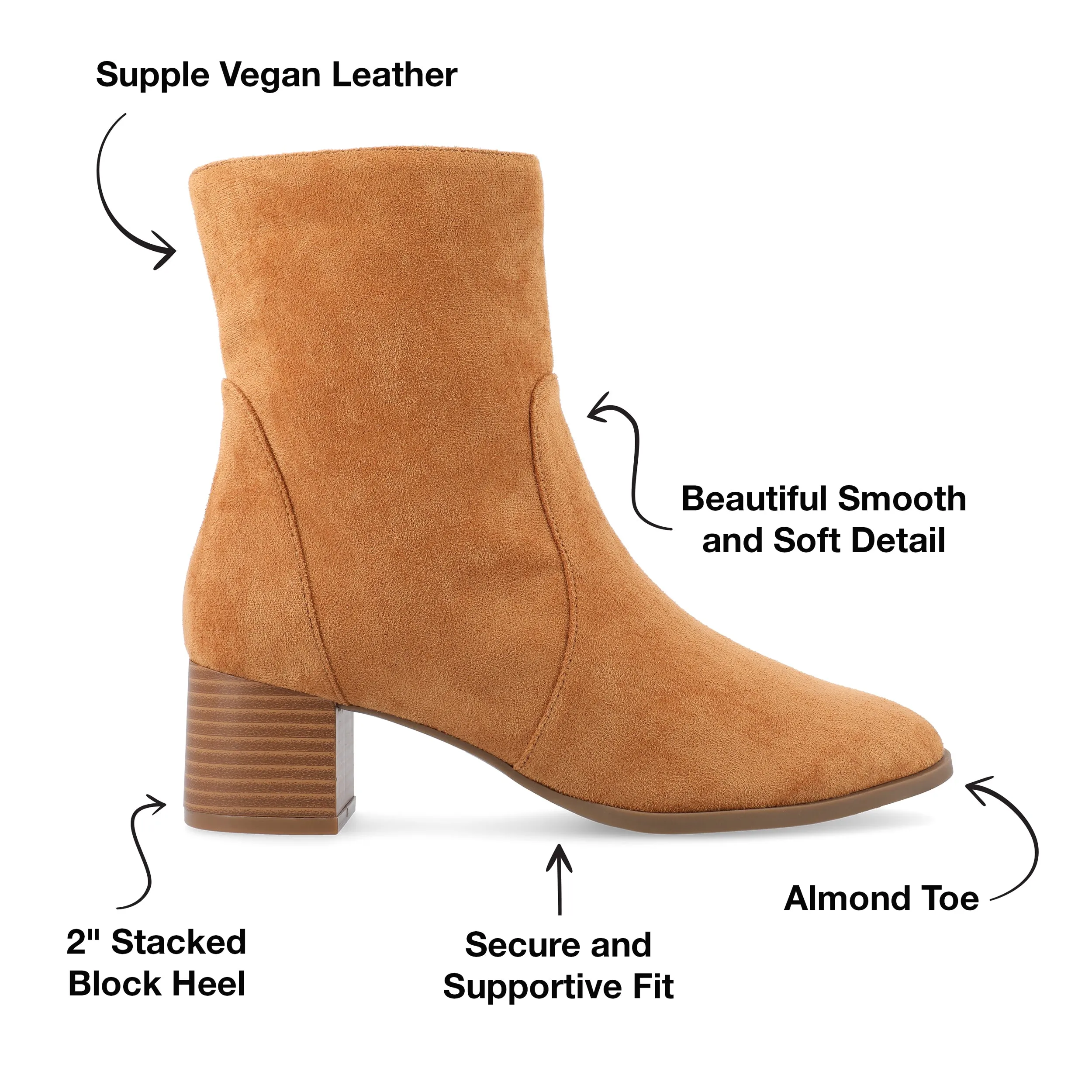 Journee Collection Women's Tru Comfort Foam Hayven Booties