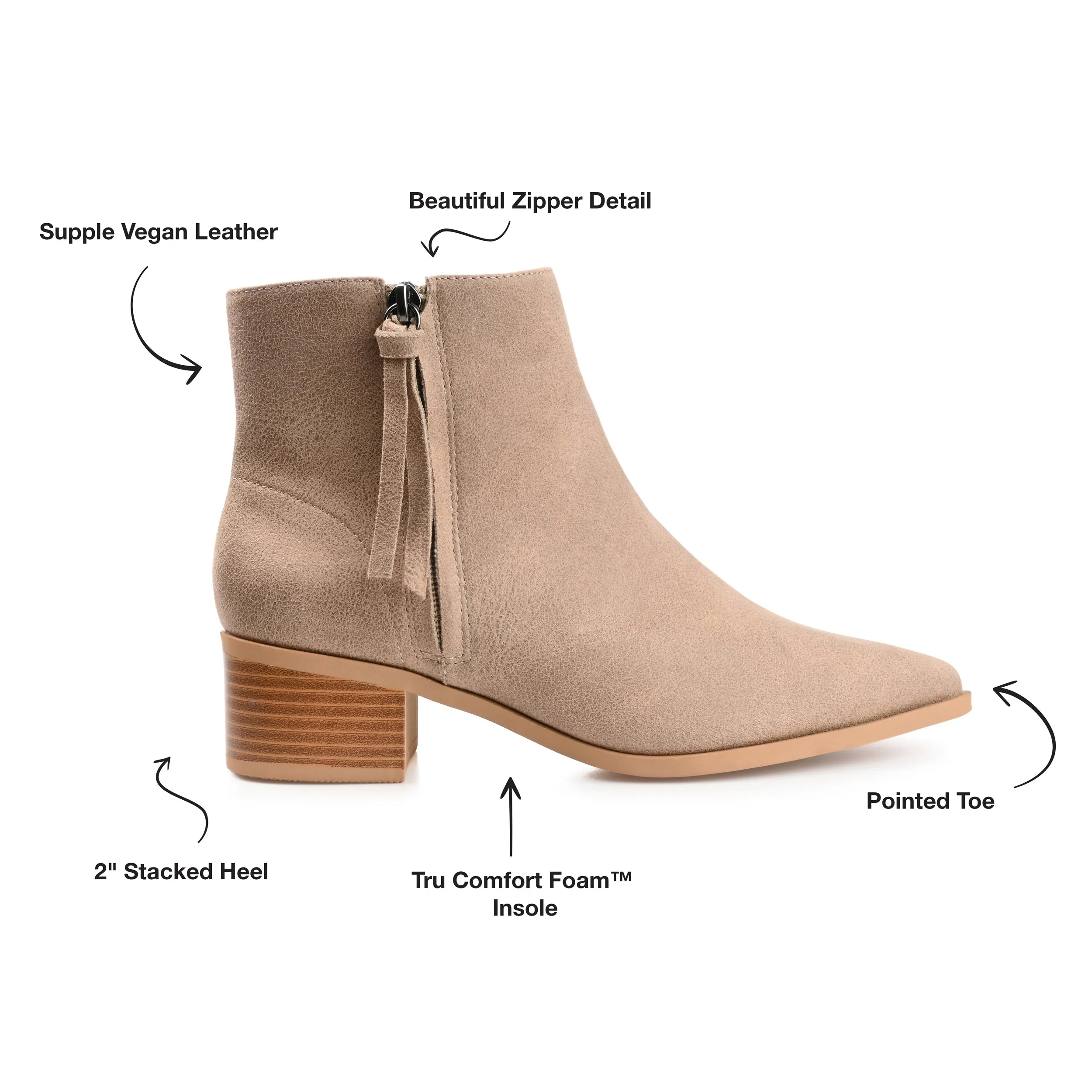 Journee Collection Women's Tru Comfort Foam Sadiya Bootie