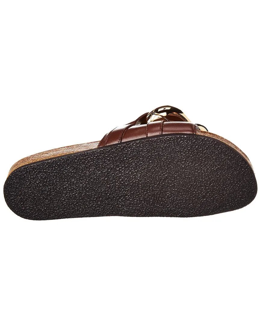 JW Anderson Chain Leather Slide, 35