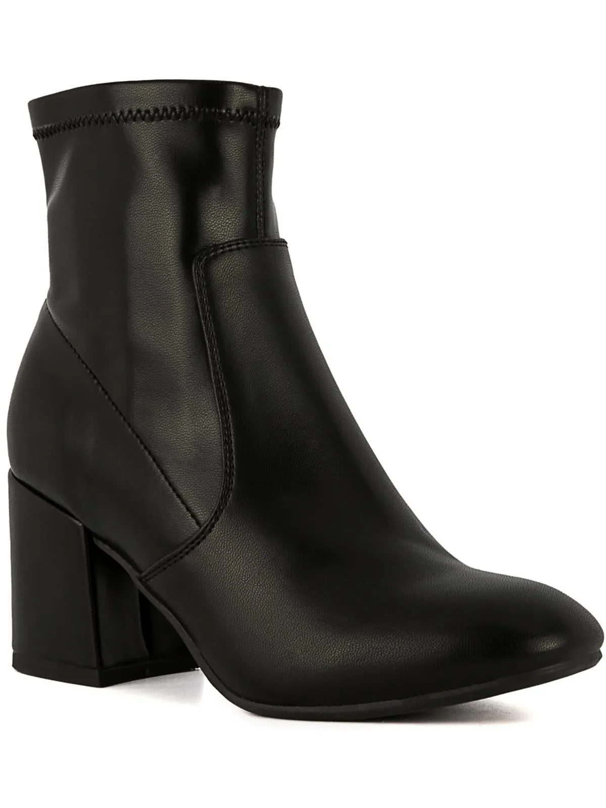 Kep Womens Faux Leather Ankle Booties