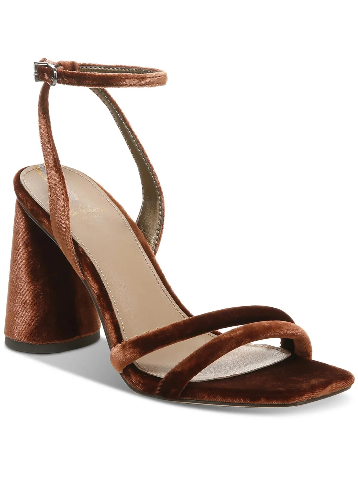 Kia Womens Padded Insole Square Toe Heels
