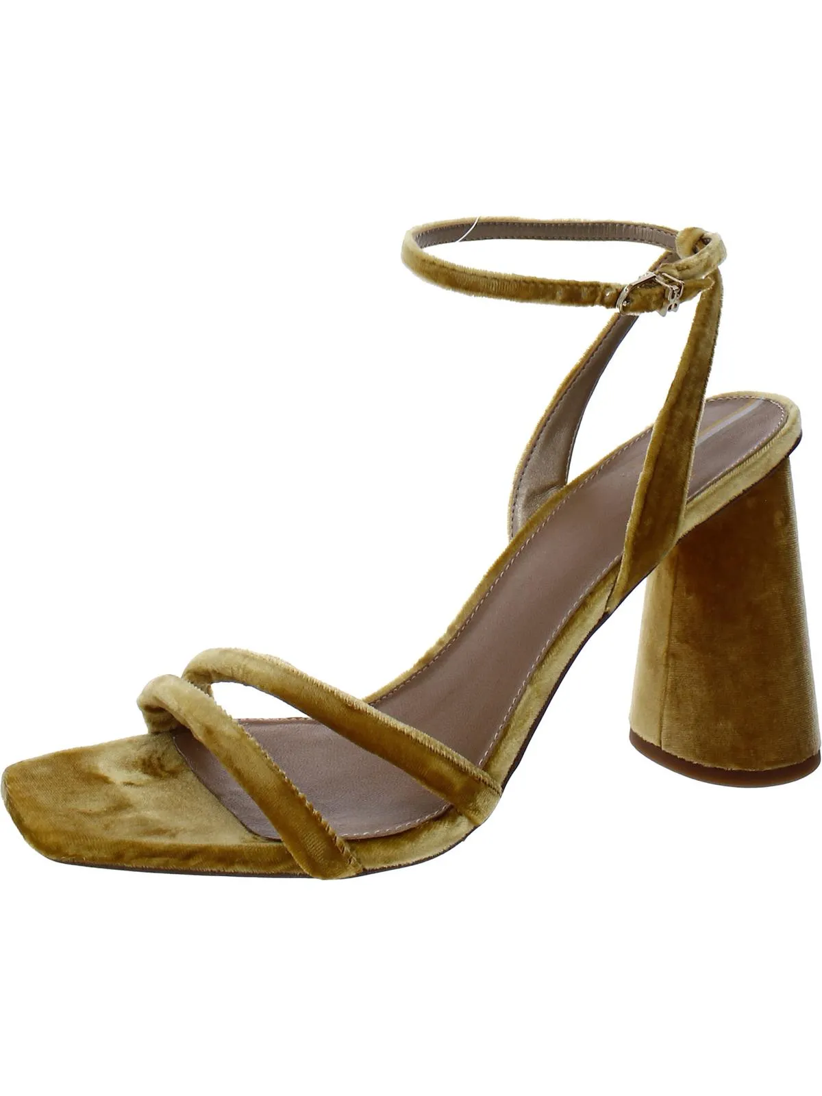 Kia Womens Padded Insole Square Toe Heels