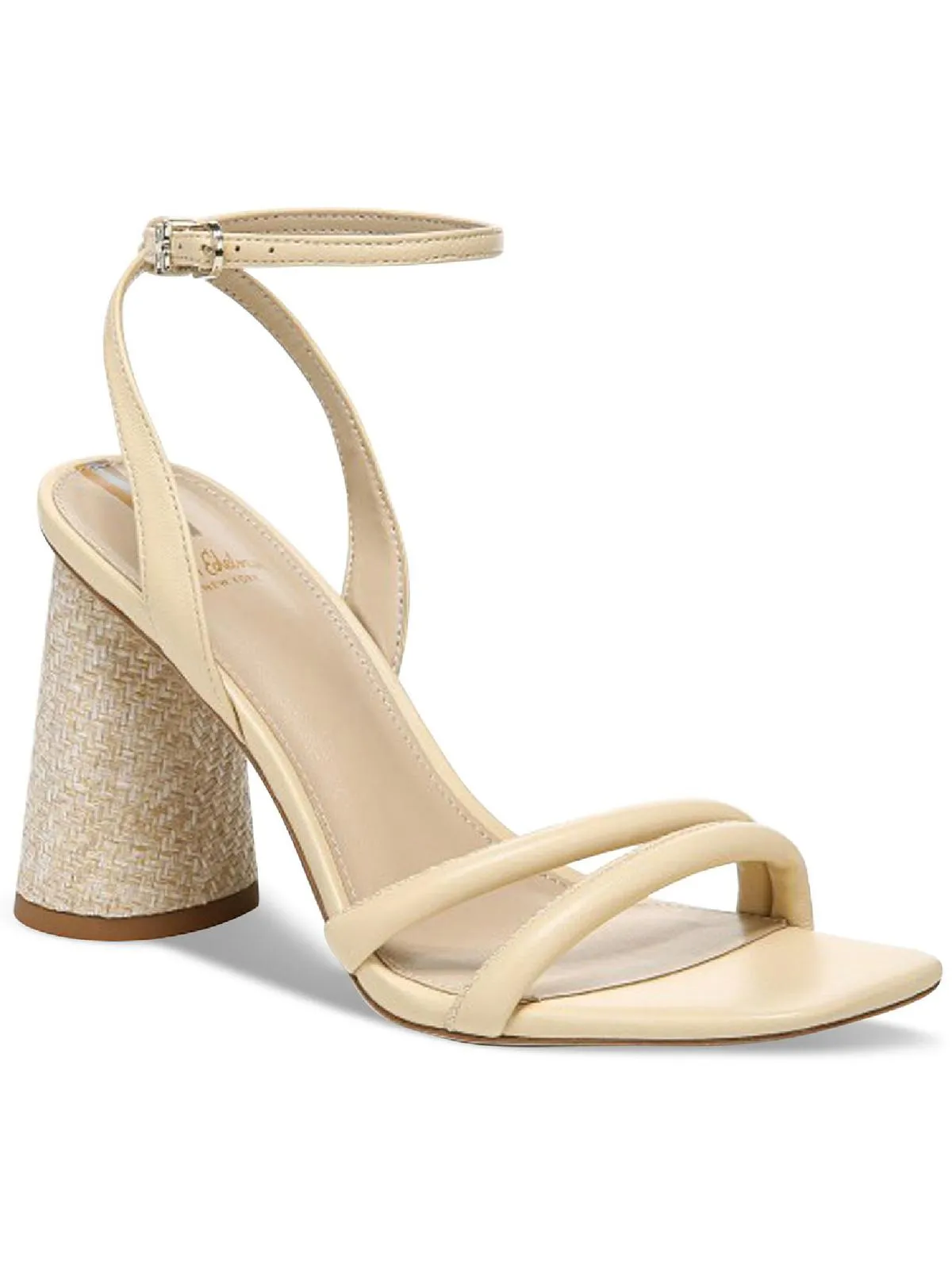 Kia Womens Padded Insole Square Toe Heels