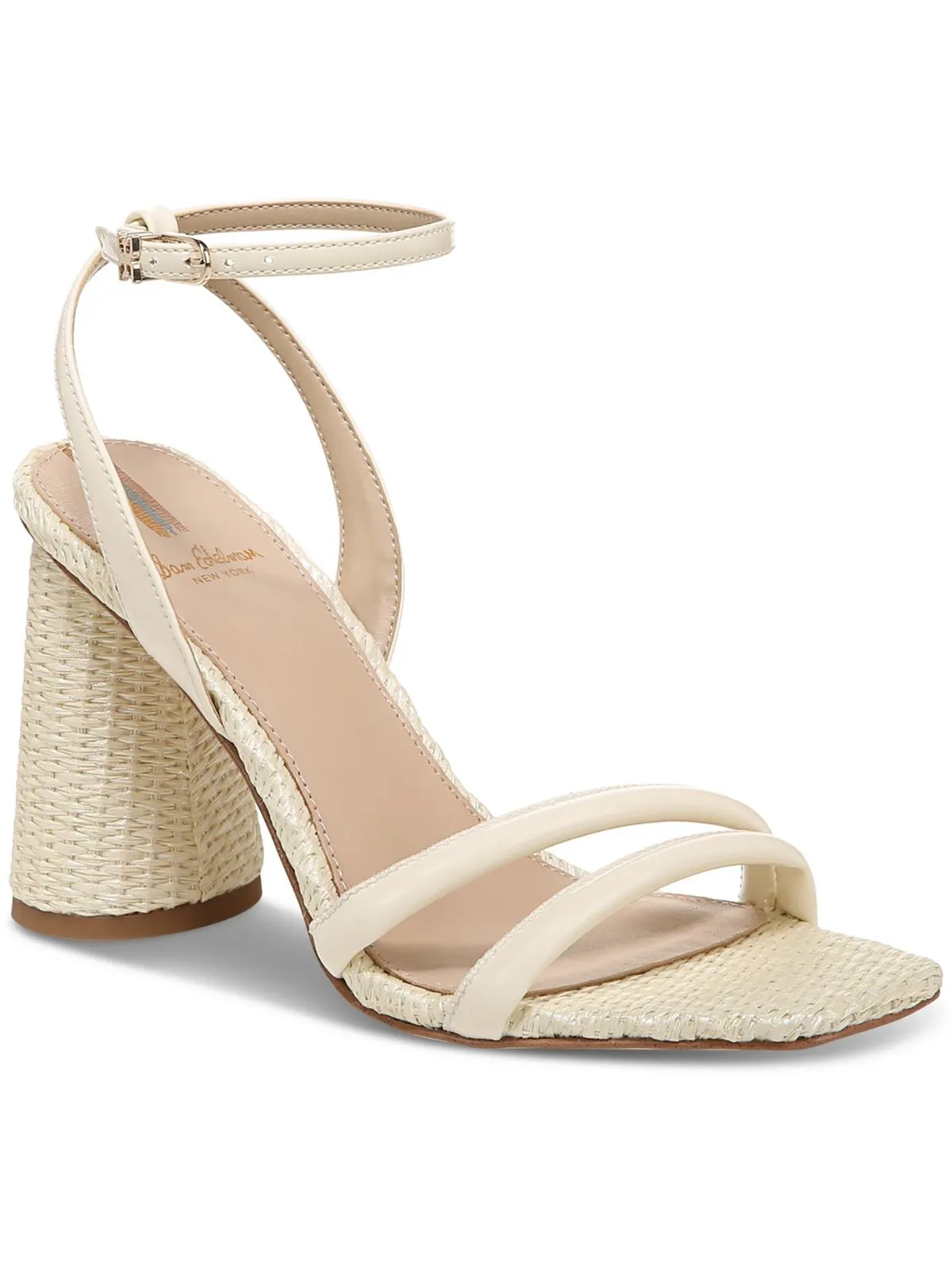 Kia Womens Padded Insole Square Toe Heels