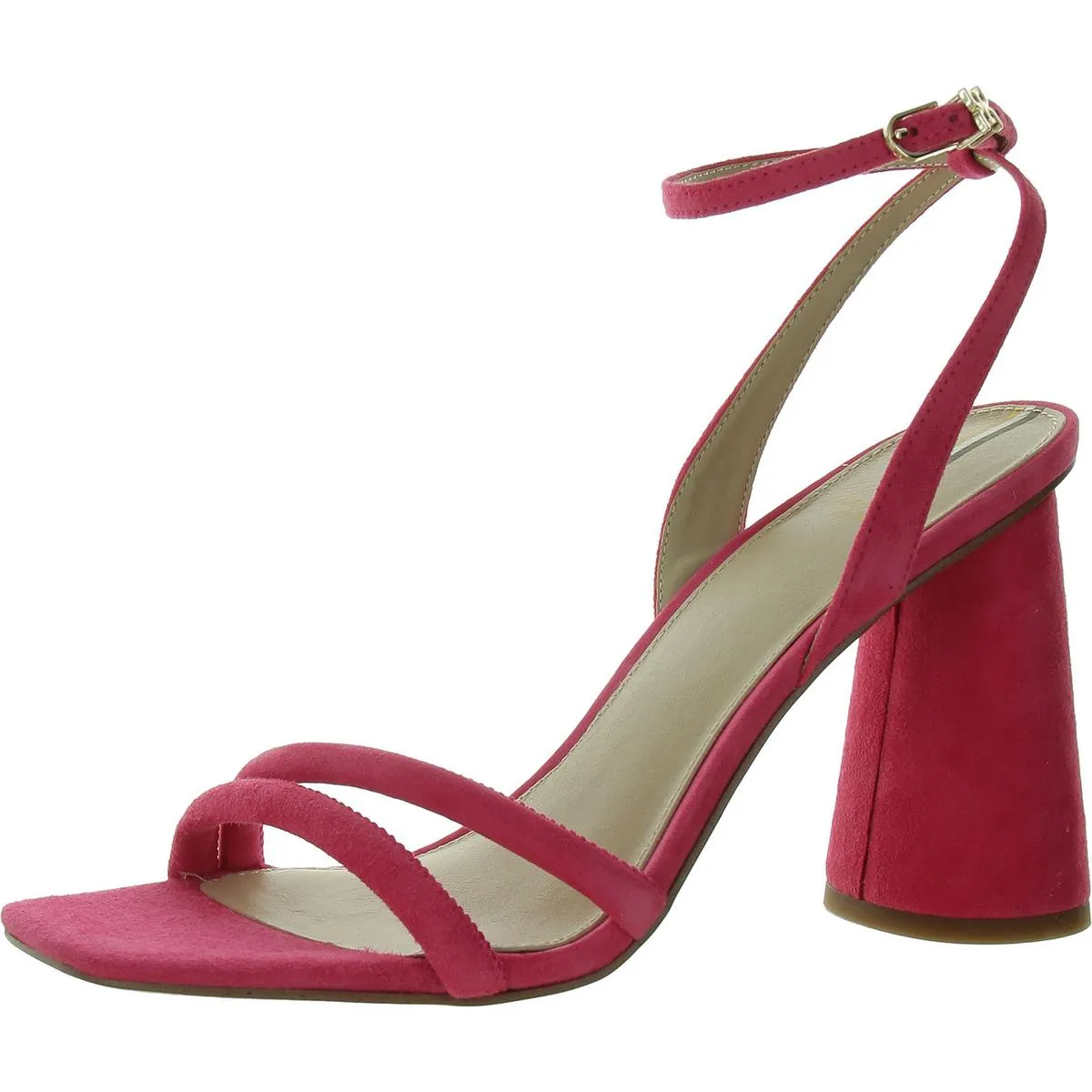 Kia Womens Padded Insole Square Toe Heels