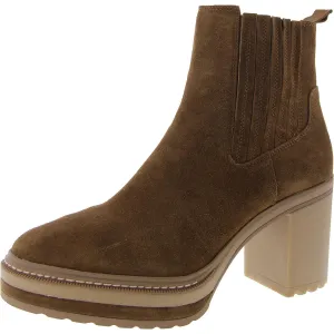 Lenny Womens Suede Padded Insole Booties
